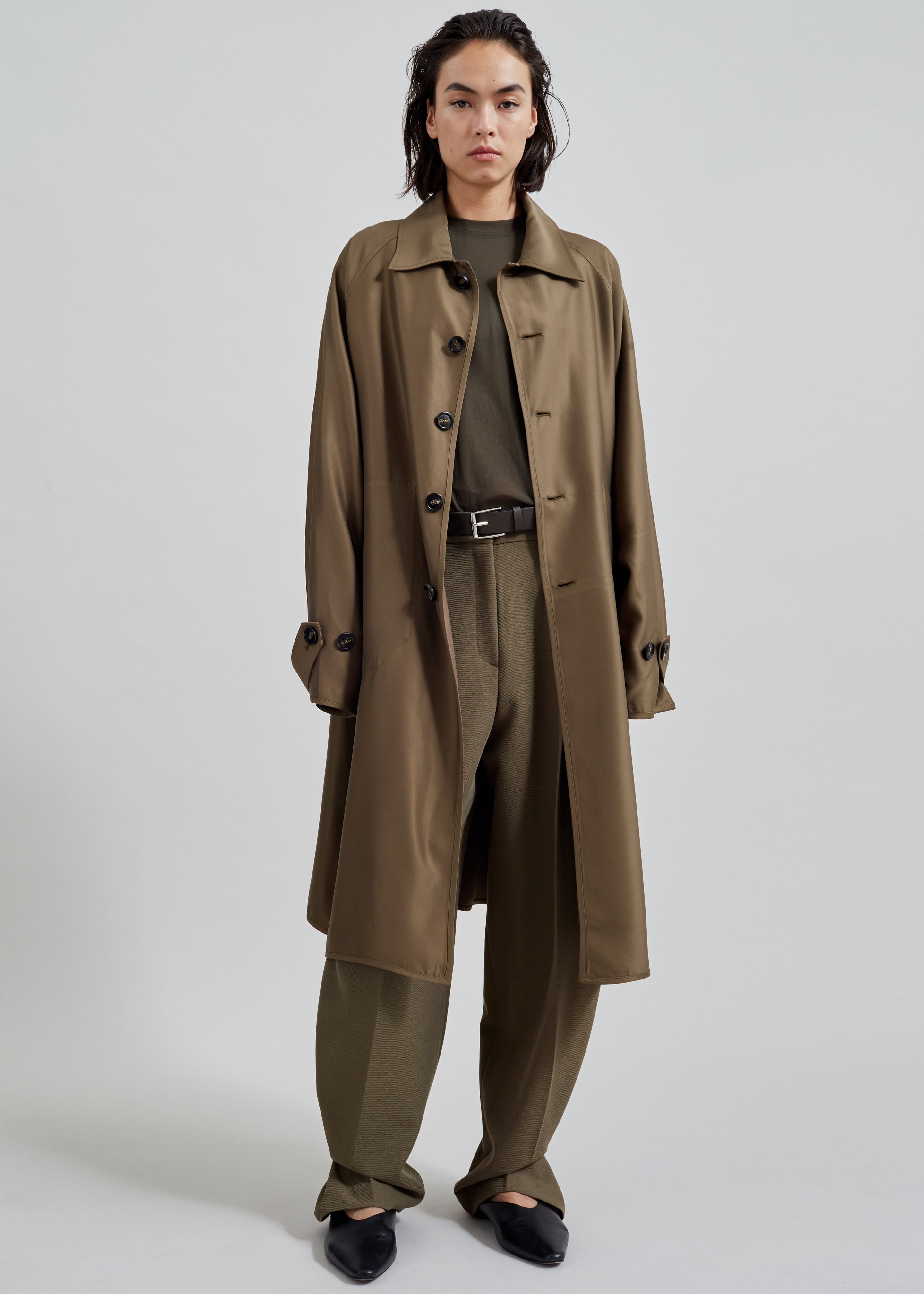 Aldrin Oversized Coat - Camel - 1