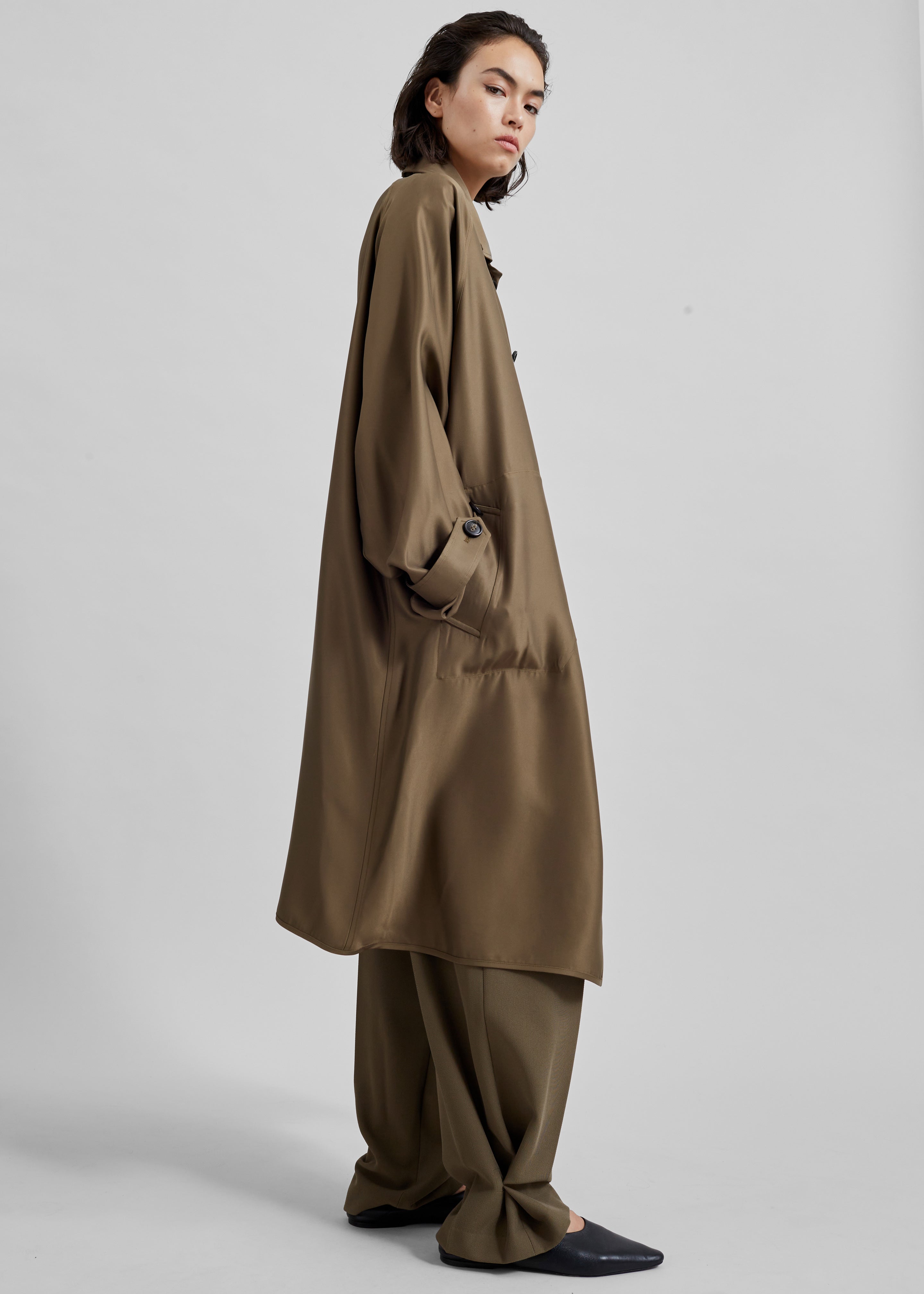 Aldrin Oversized Coat - Camel - 8