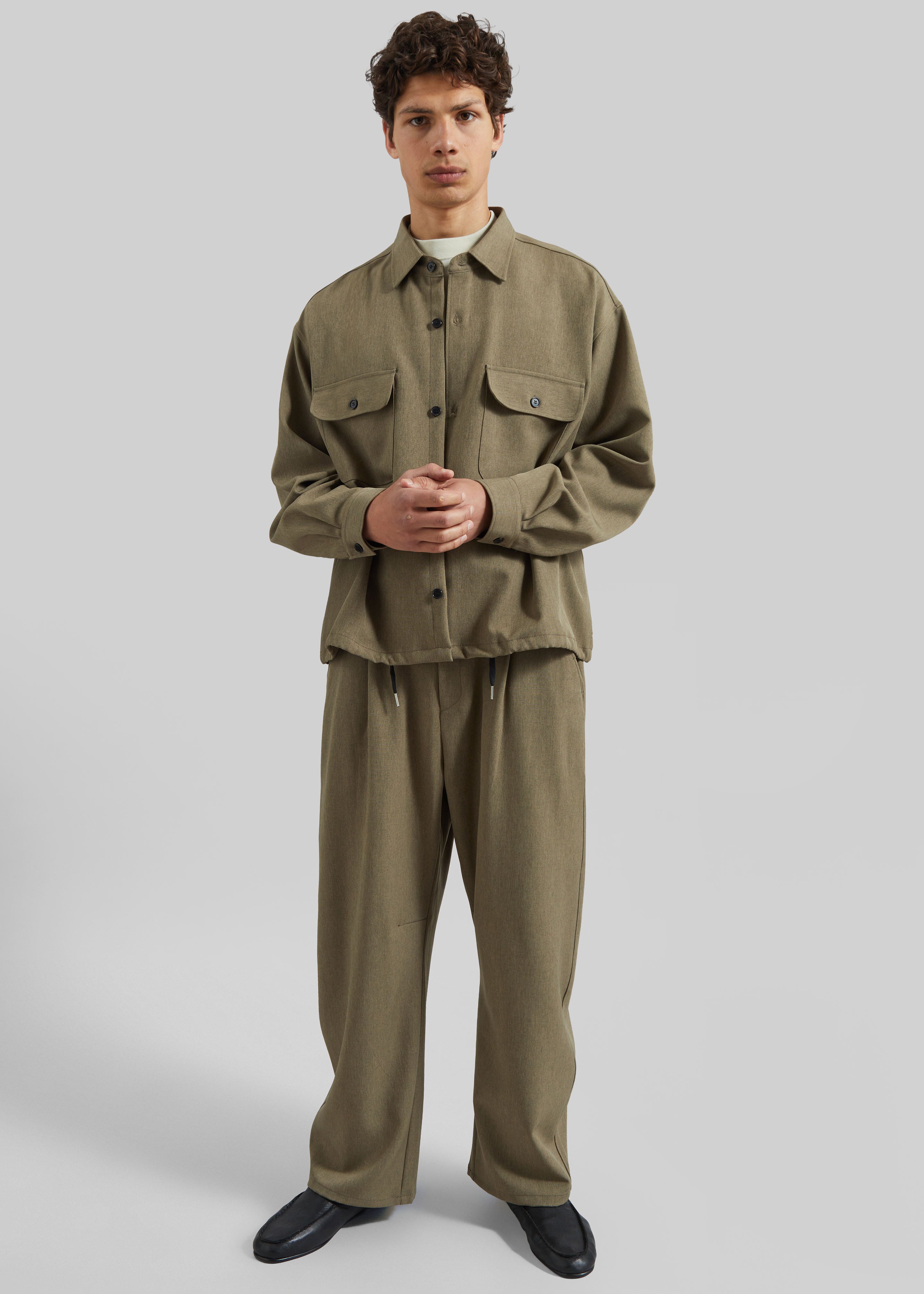 Alessio Shirt Jacket - Olive - 2
