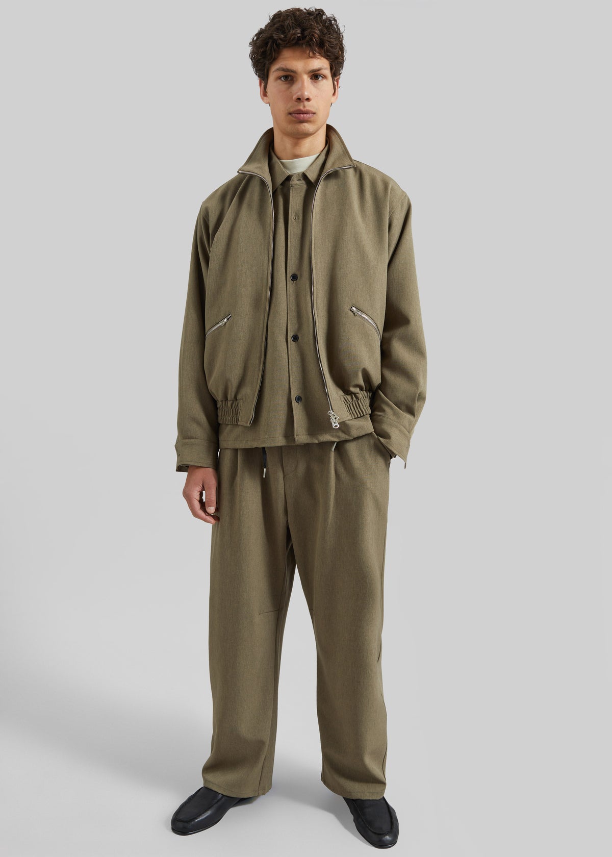 Alessio Shirt Jacket - Olive - 6