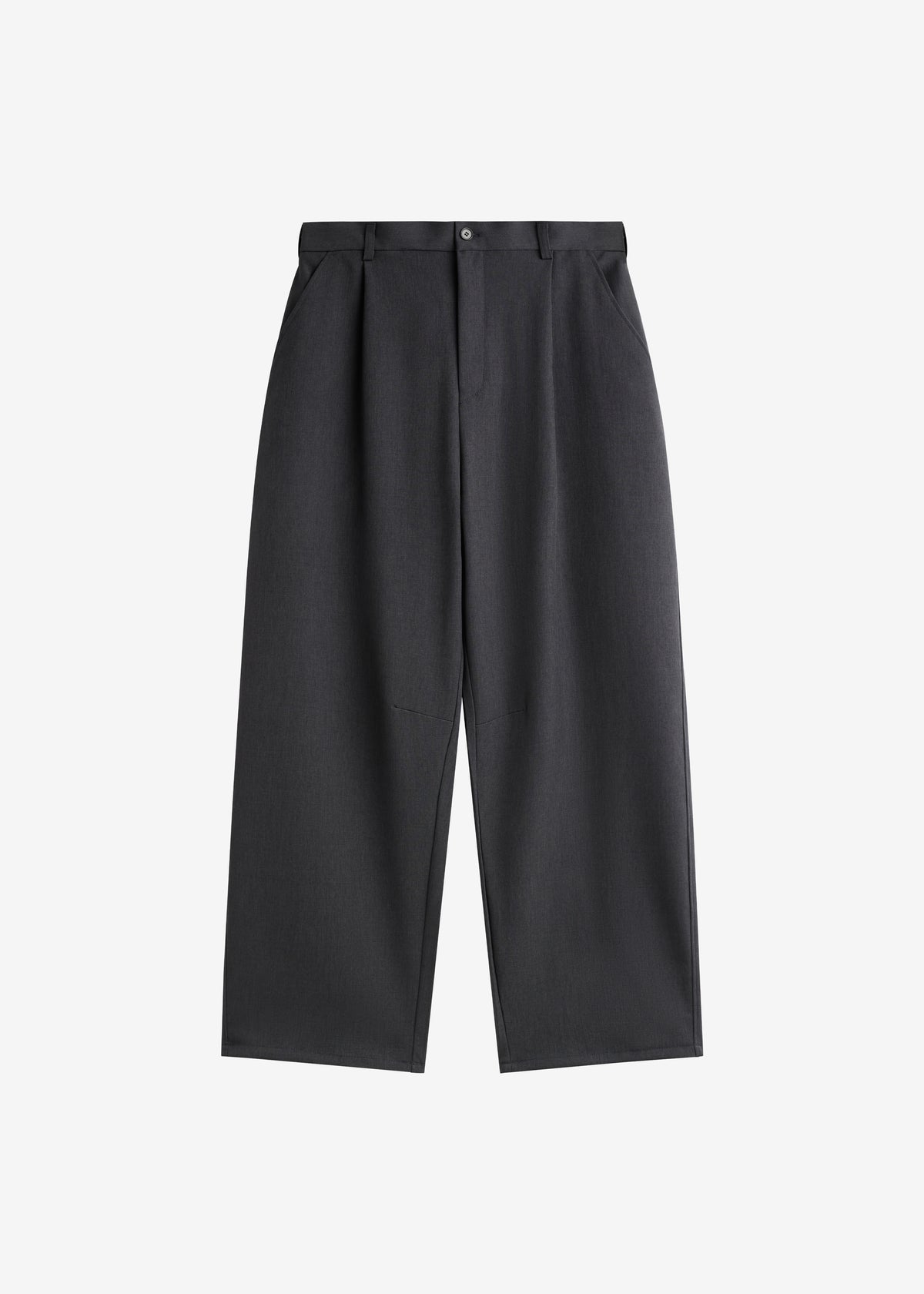 Alessio Straight Trousers - Charcoal - 8