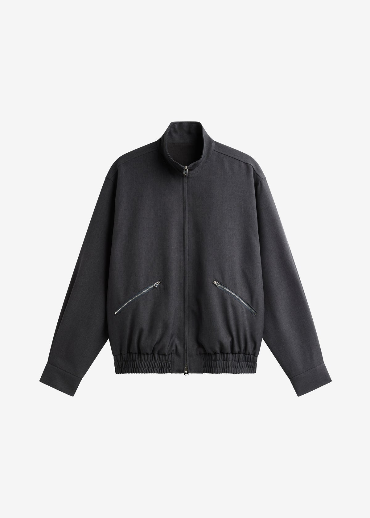 Alessio Zip-Up Jacket - Charcoal - 7