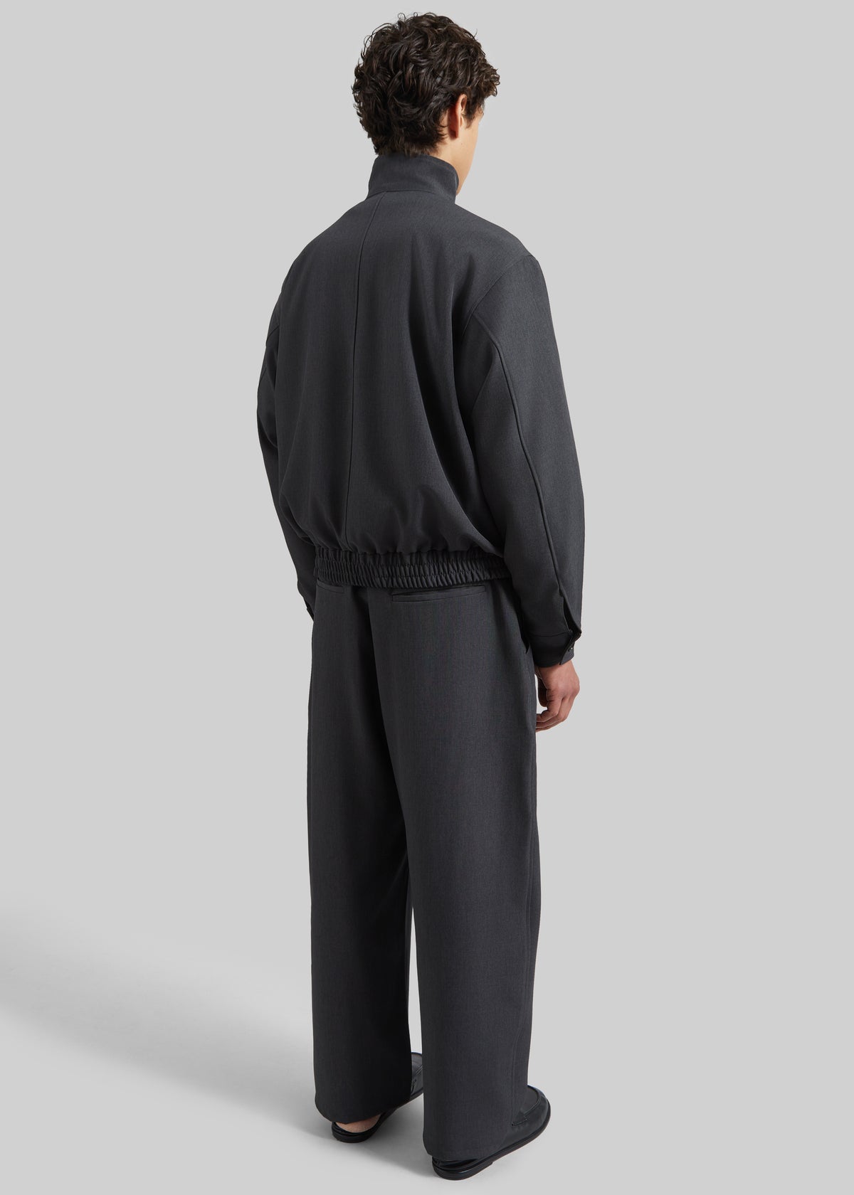 Alessio Zip-Up Jacket - Charcoal - 6
