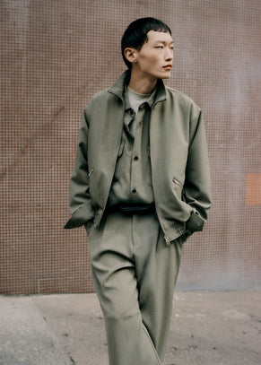 Alessio Zip-Up Jacket - Olive