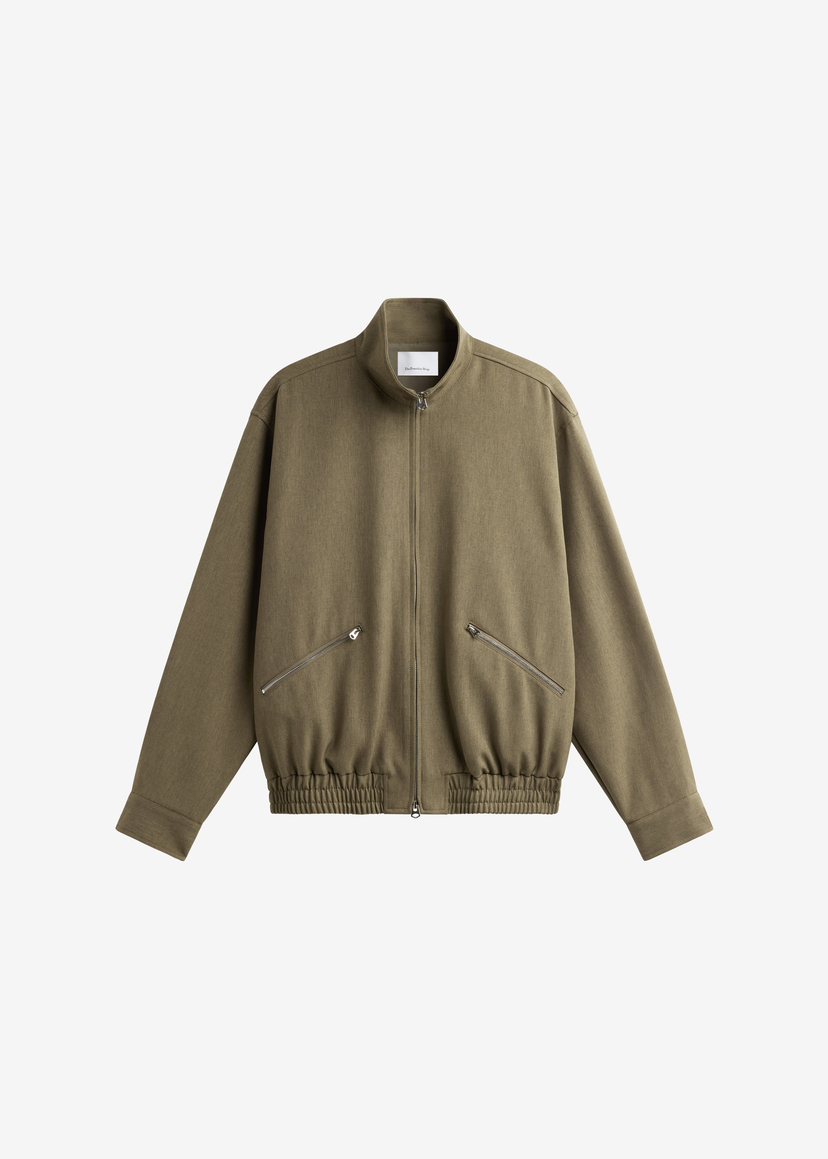 Alessio Zip-Up Jacket - Olive - 9