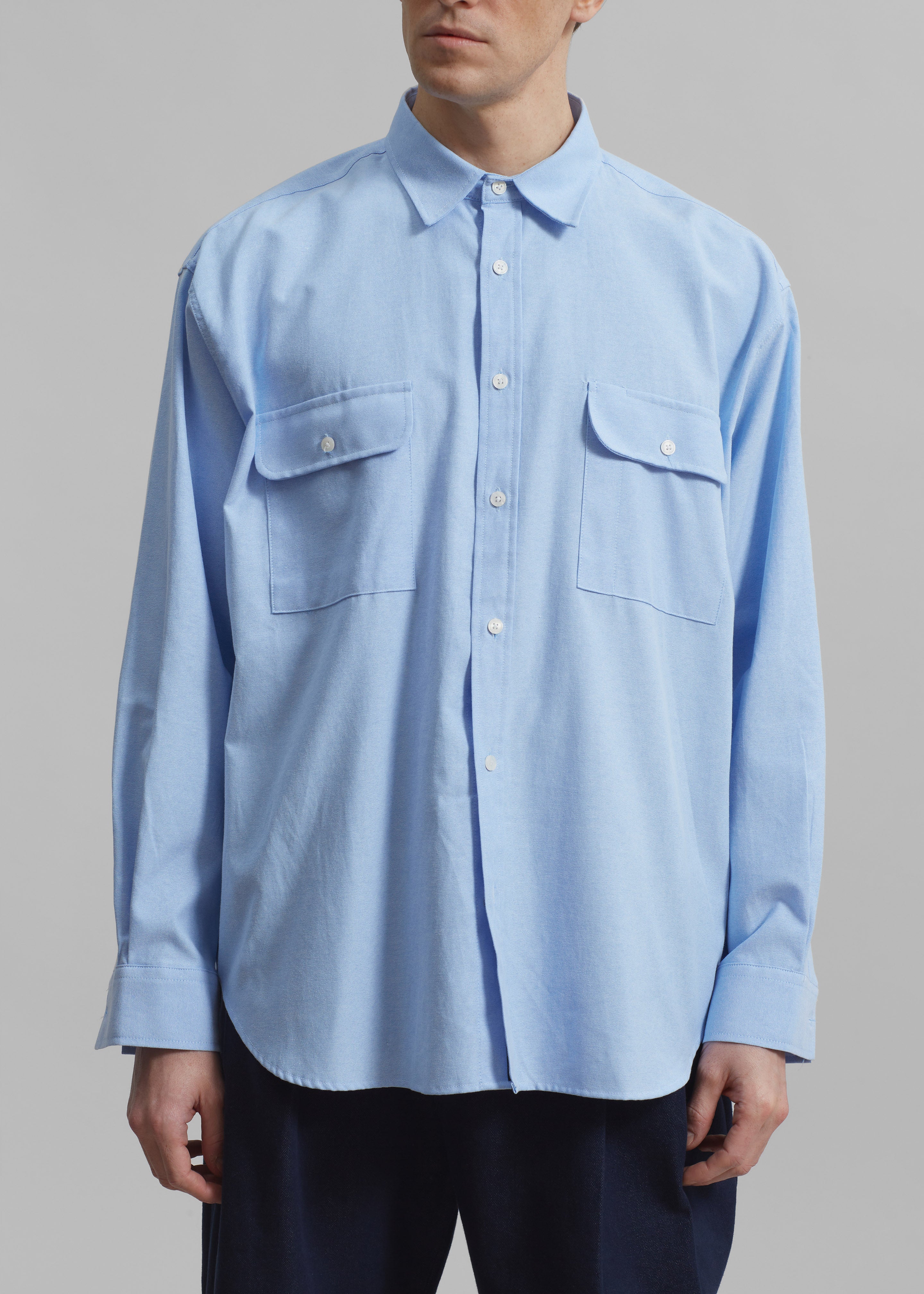 Alexander Button Up Shirt - Blue - 3