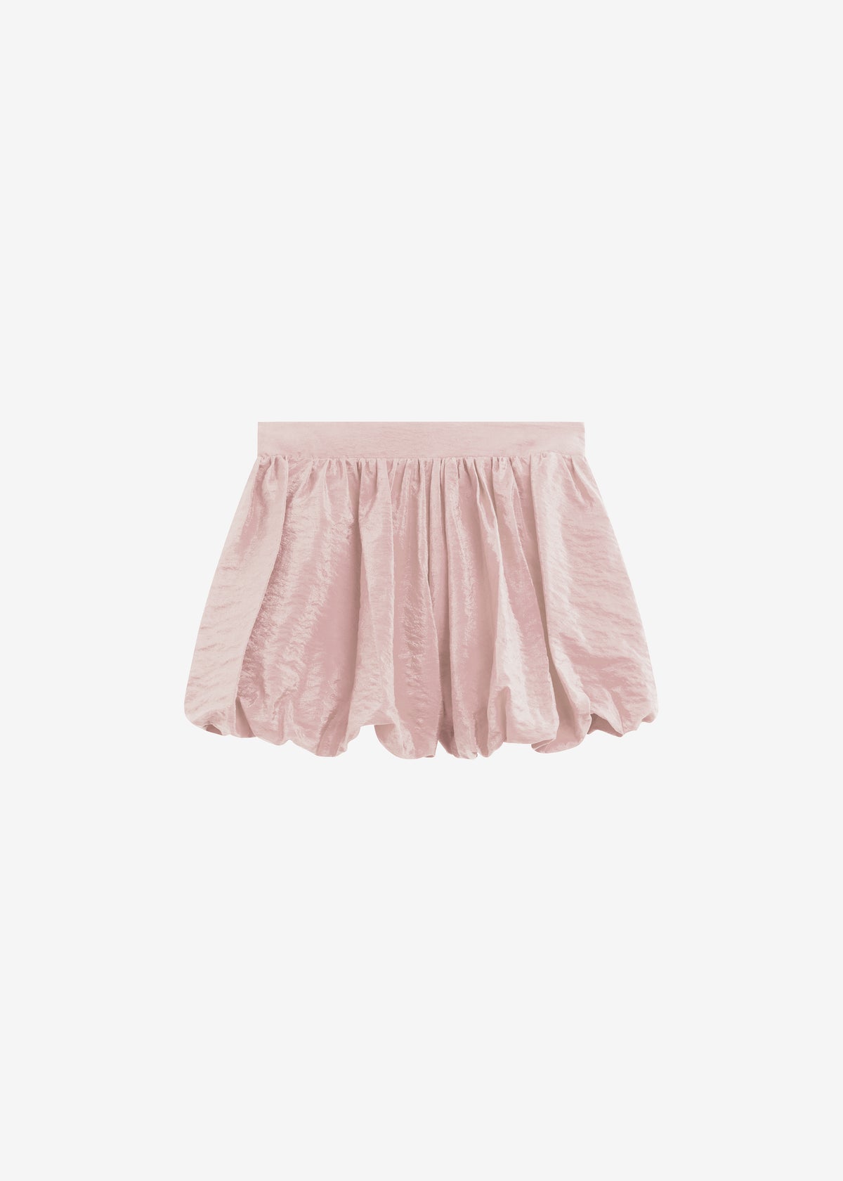 Alina Bubble Hem Shorts - Faded Pink - 9