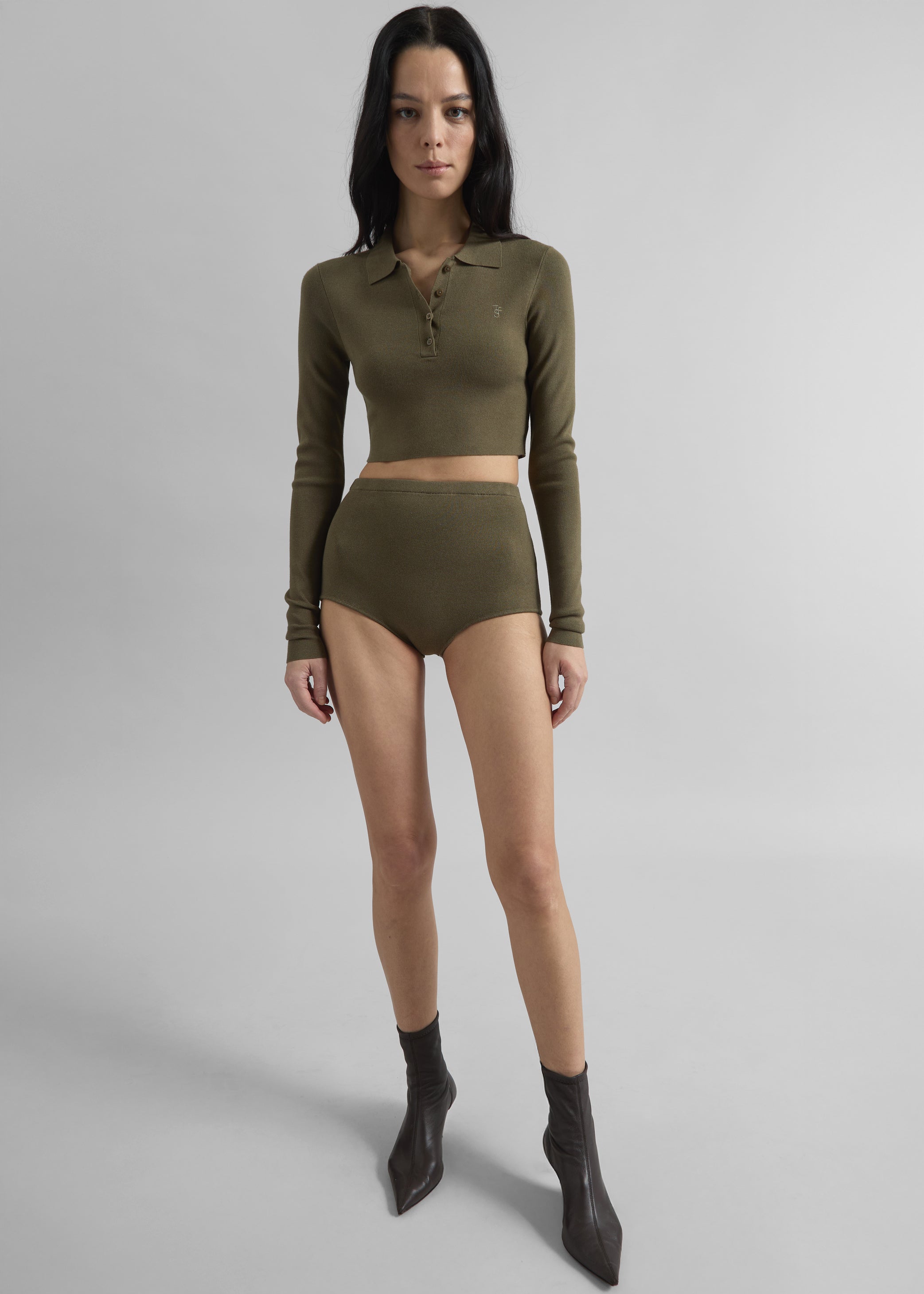Shop the look image for Alissa Knit Briefs - Khaki