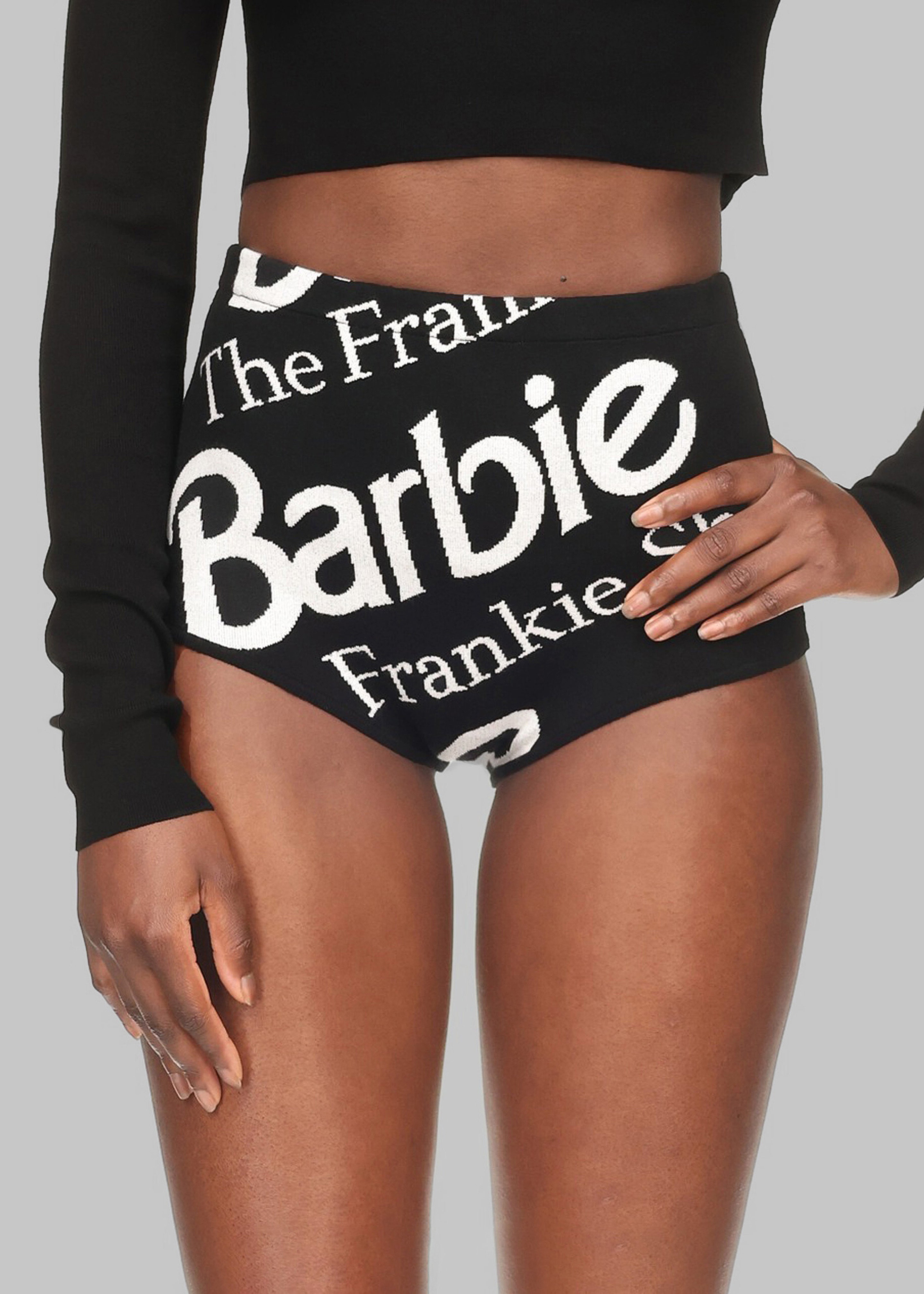 Alissa Knit Briefs x Barbie™ - Black - 4