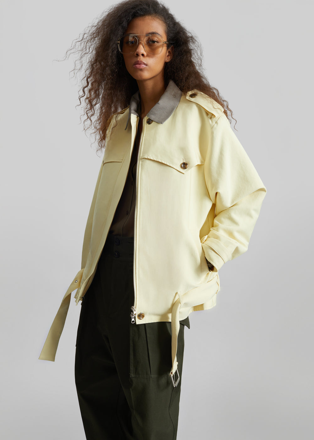 Alleray Short Trench - Yellow - 1
