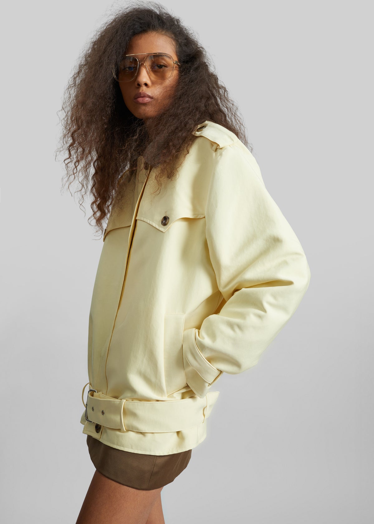 Alleray Short Trench - Yellow - 8