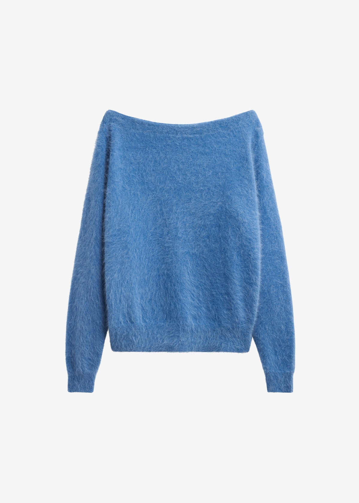 Almere Angora Fuzzy Sweater - Cobalt - 6