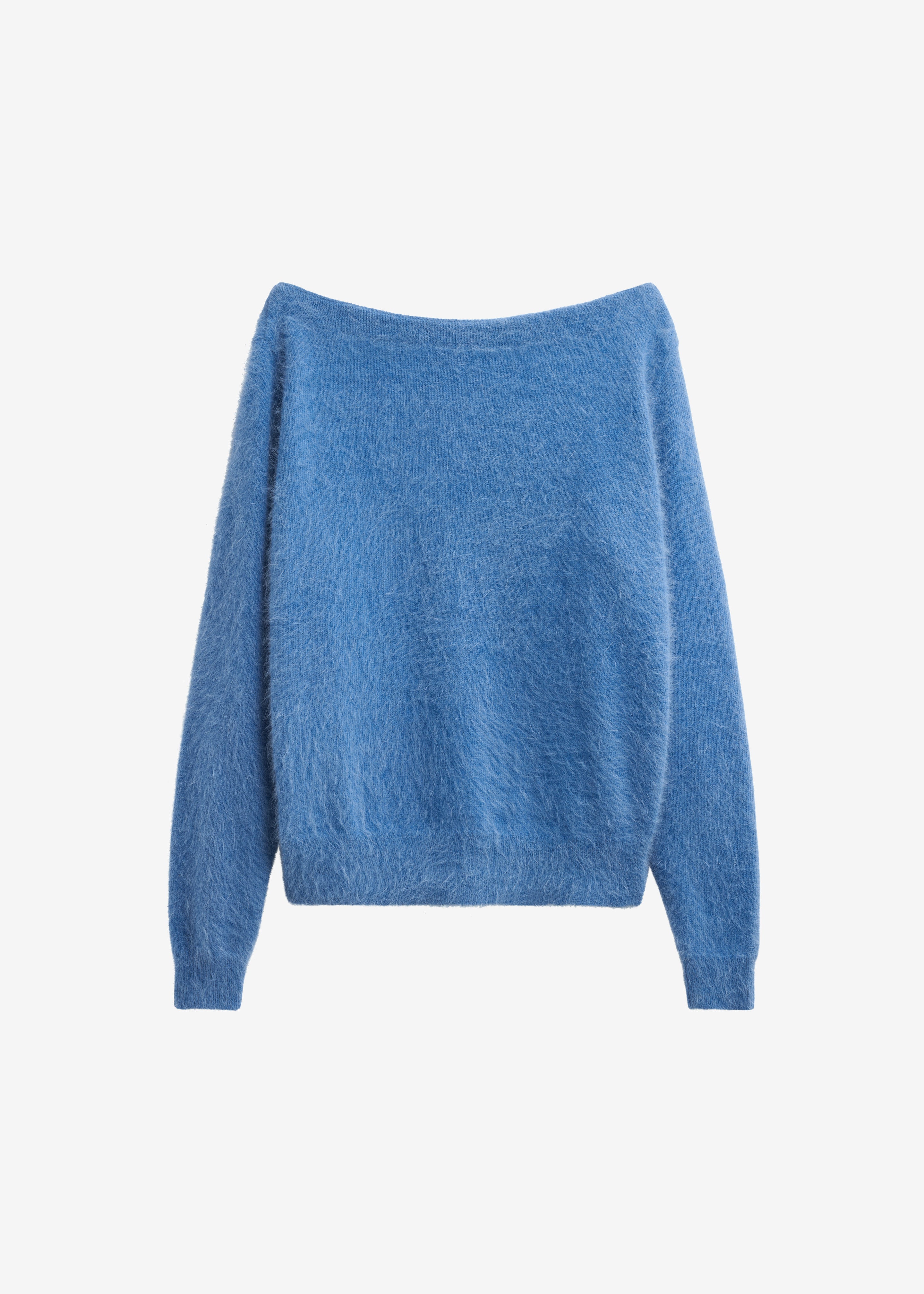 Almere Angora Fuzzy Sweater - Cobalt - 6