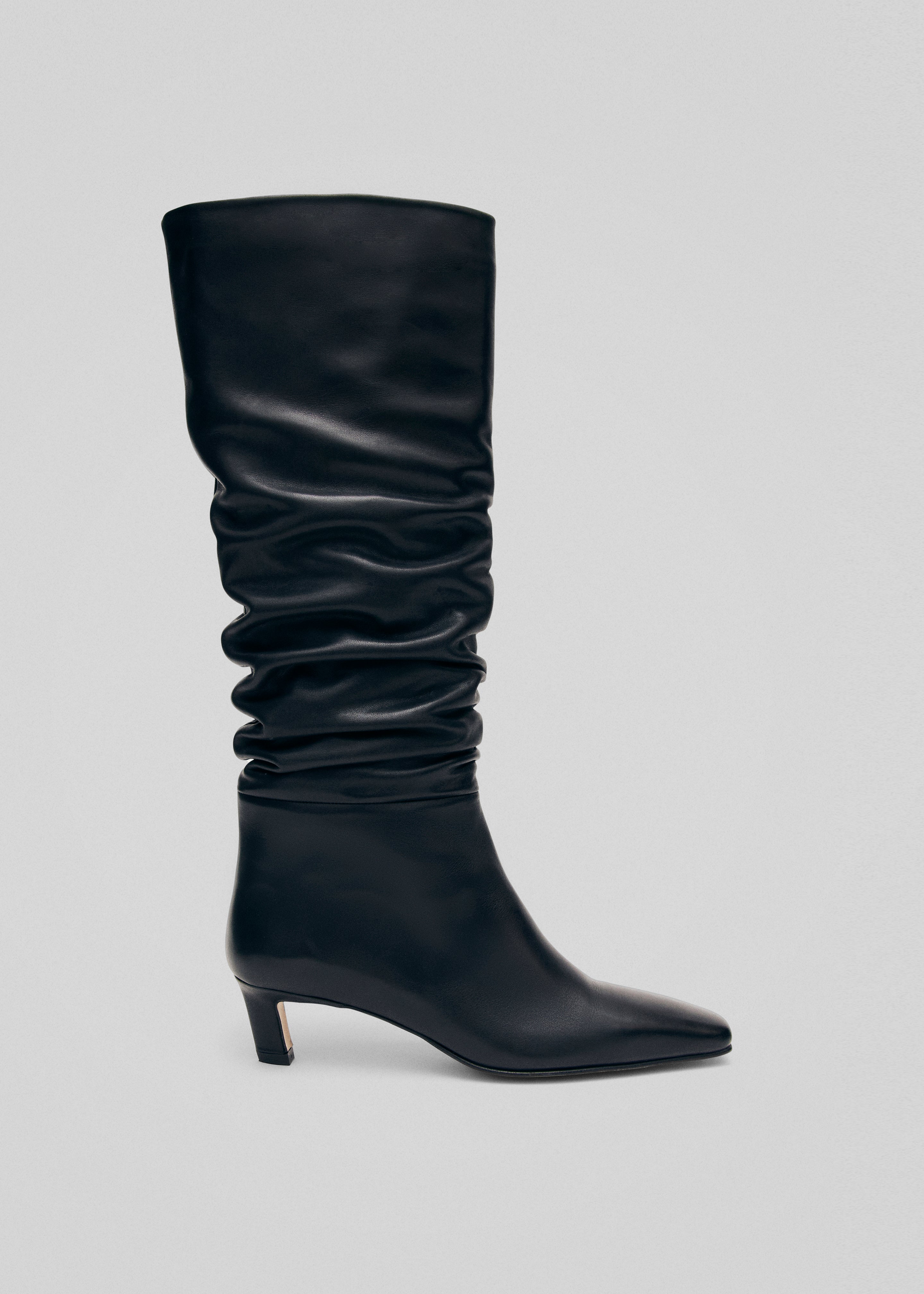 Alohas Kalila Leather Boots - Black - 1