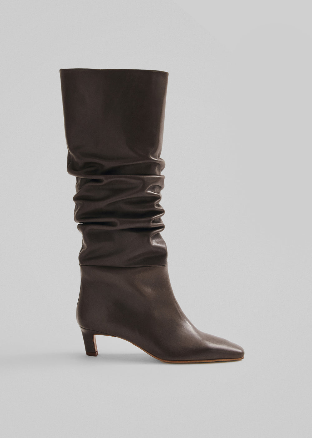 Alohas Kalila Leather Boots - Brown - 1