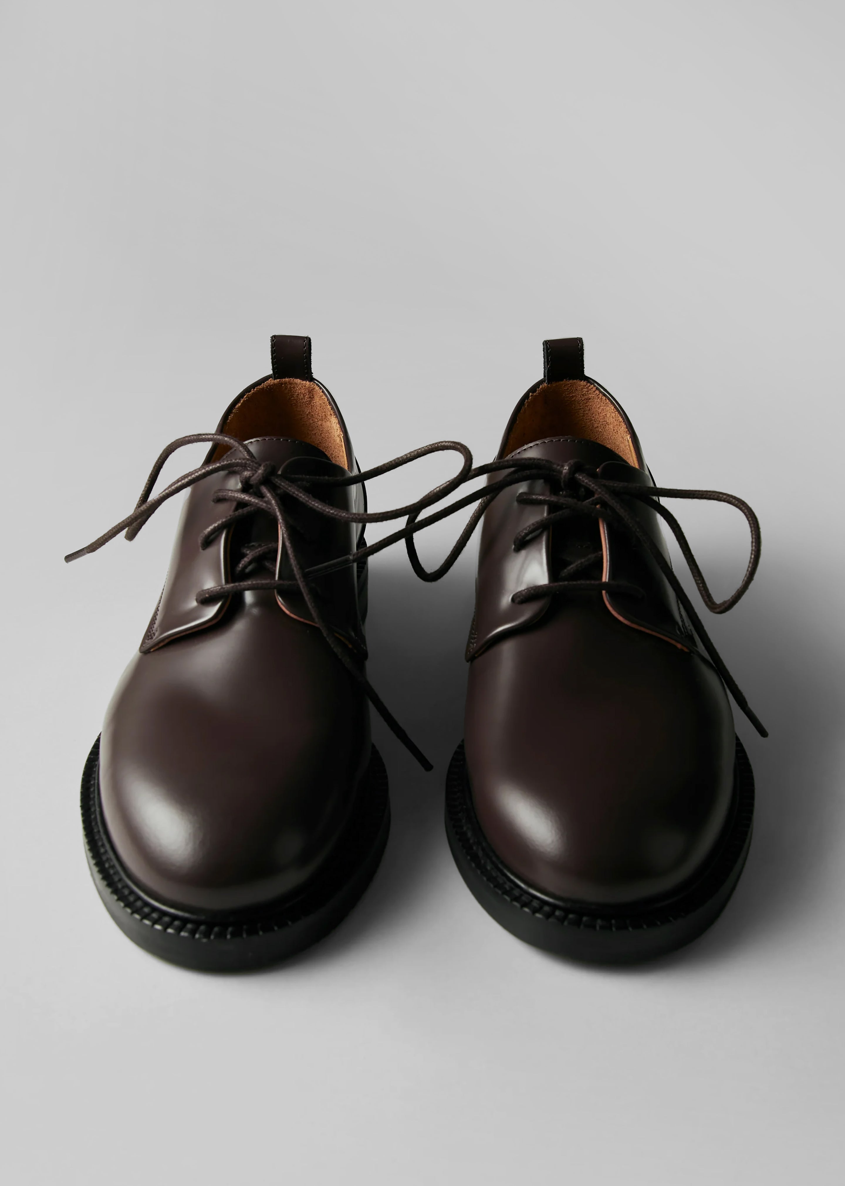 Alohas Langston Leather Oxfords - Brown - 3