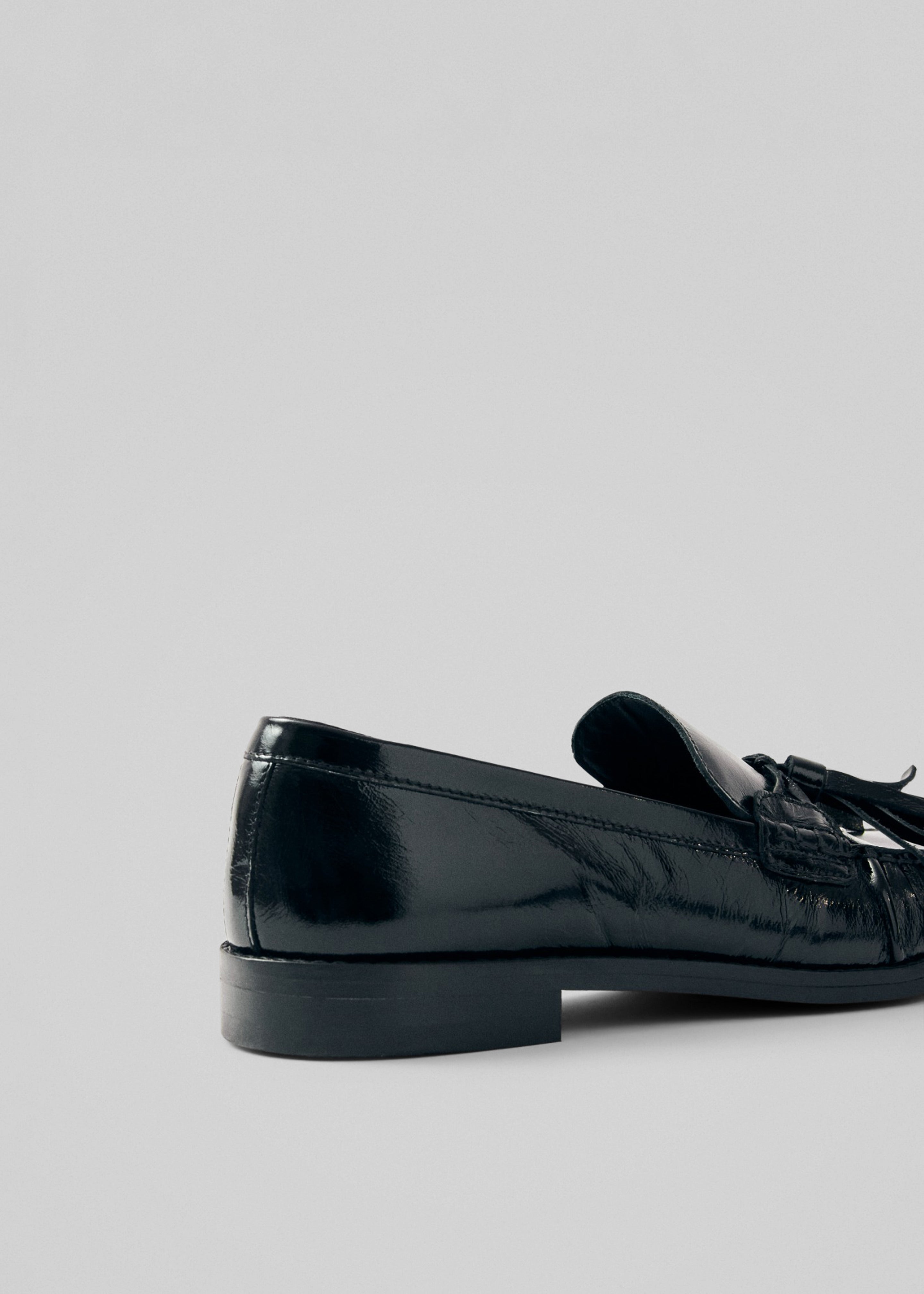 Alohas Marietta Leather Loafers - Onix Black - 6