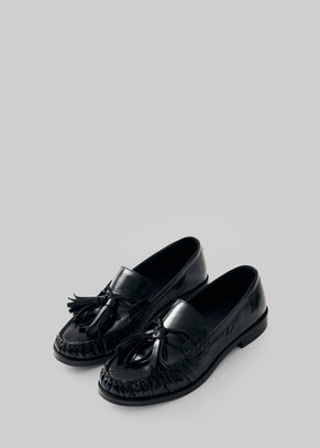 Alohas Marietta Leather Loafers - Onix Black