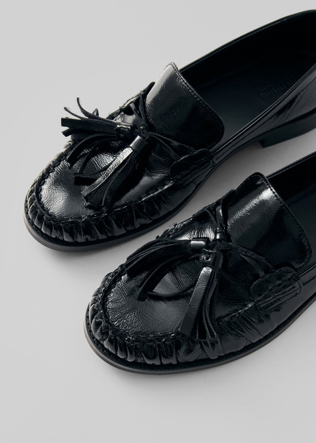 Alohas Marietta Leather Loafers - Onix Black - 3
