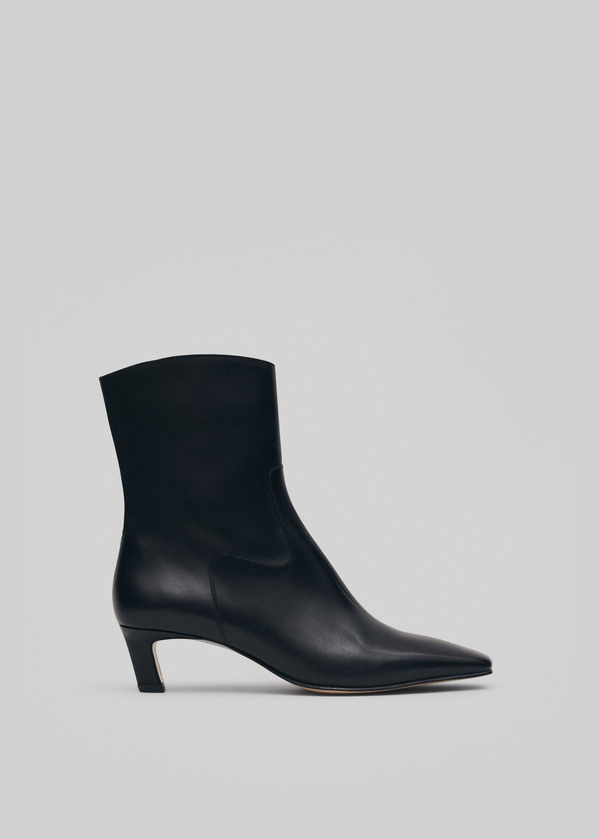 Alohas Nash Leather Ankle Boots - Black - 1