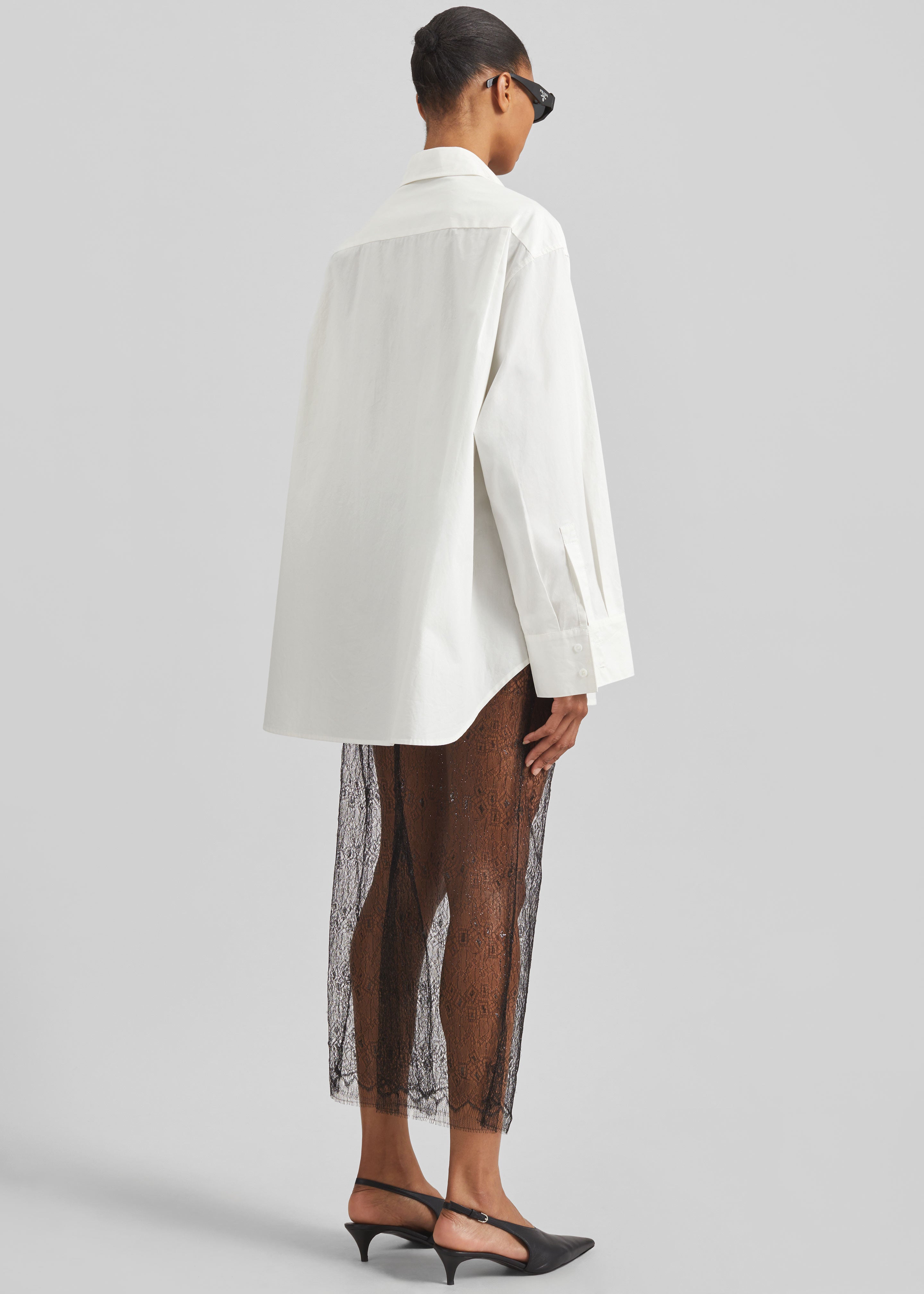 Alrose Lace Midi Skirt - Black - 10