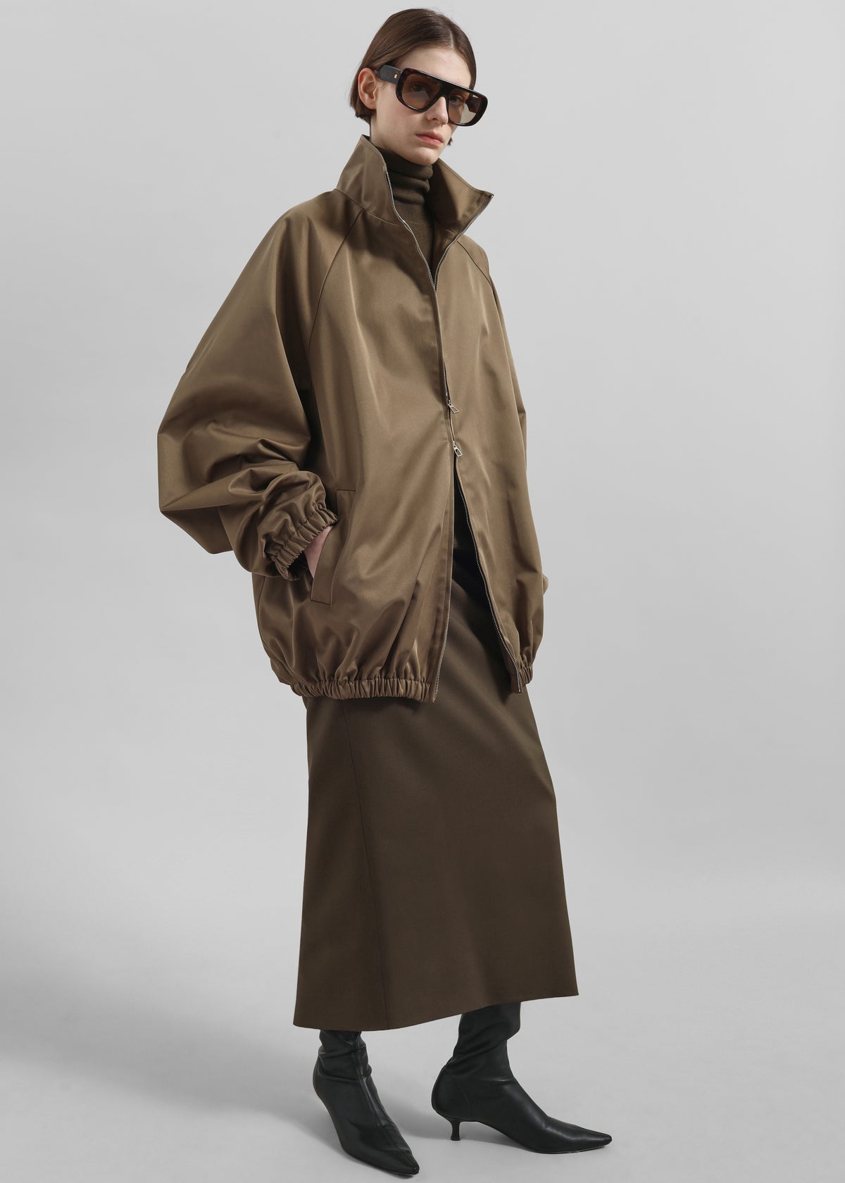 Alrose Midi Skirt - Mocha - 3