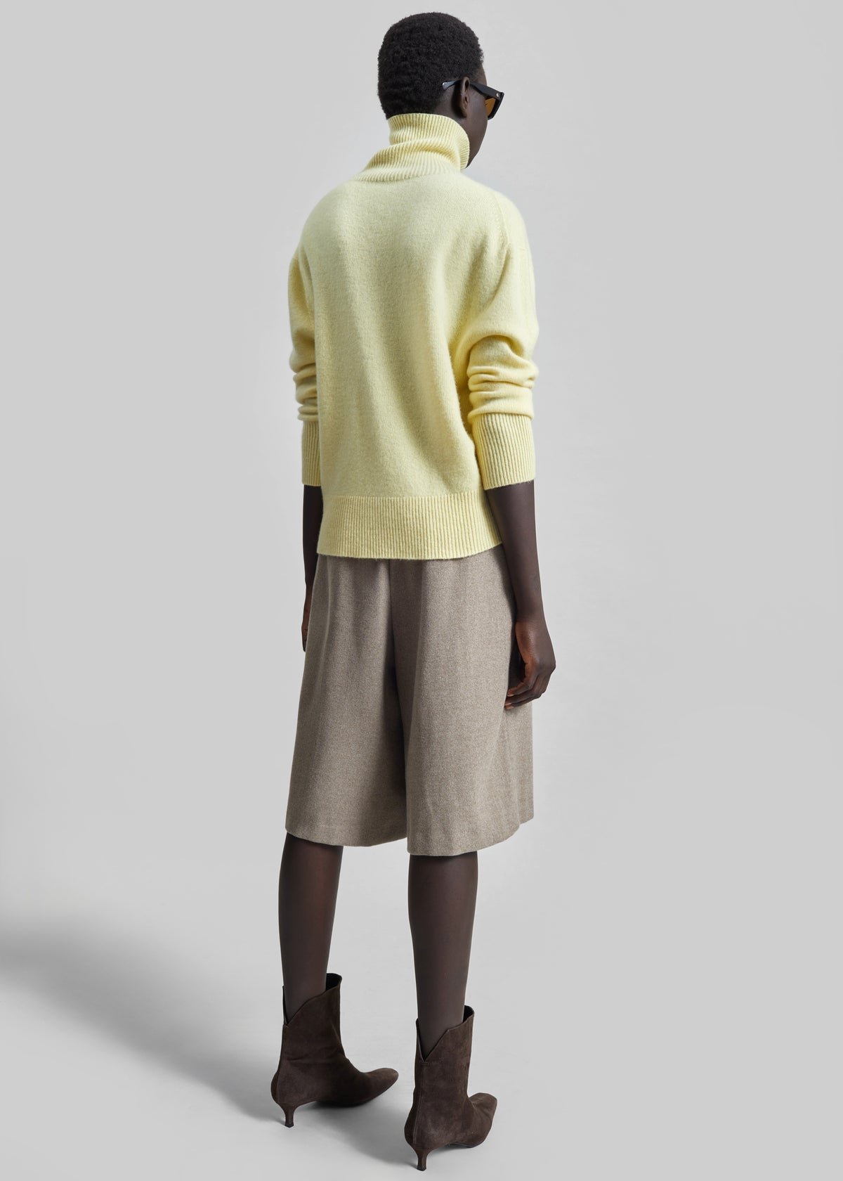 Alster Wool Turtleneck Sweater - Yellow - 4