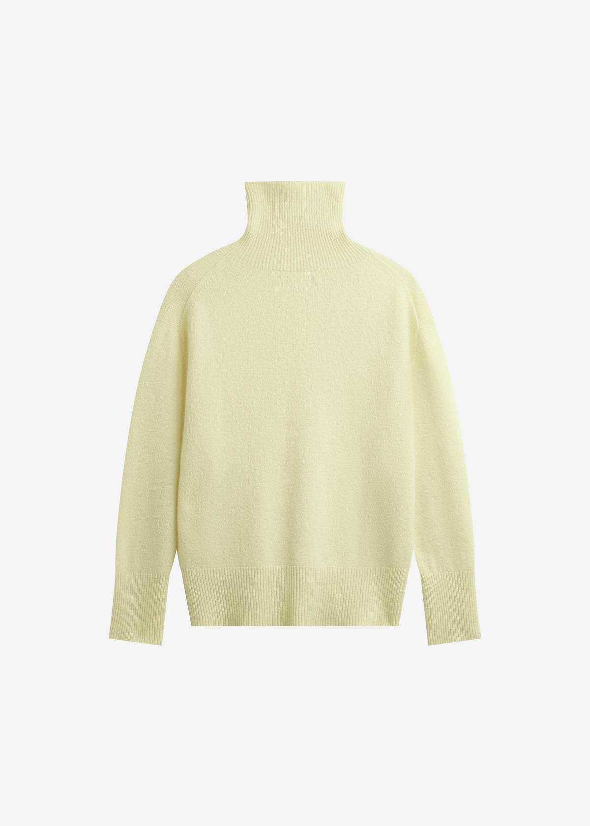 Alster Wool Turtleneck Sweater - Yellow - 8