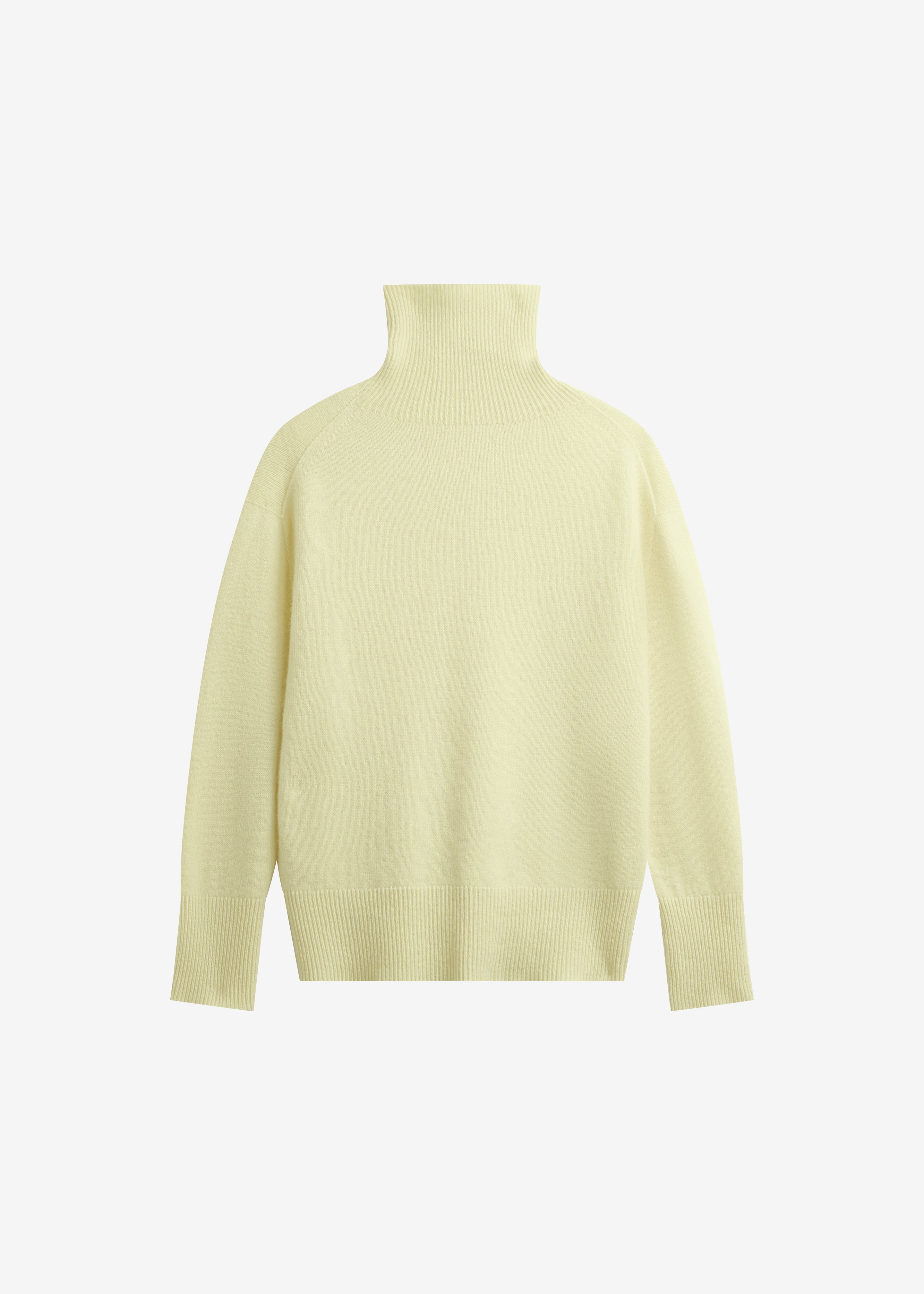 Alster Wool Turtleneck Sweater - Yellow - 8