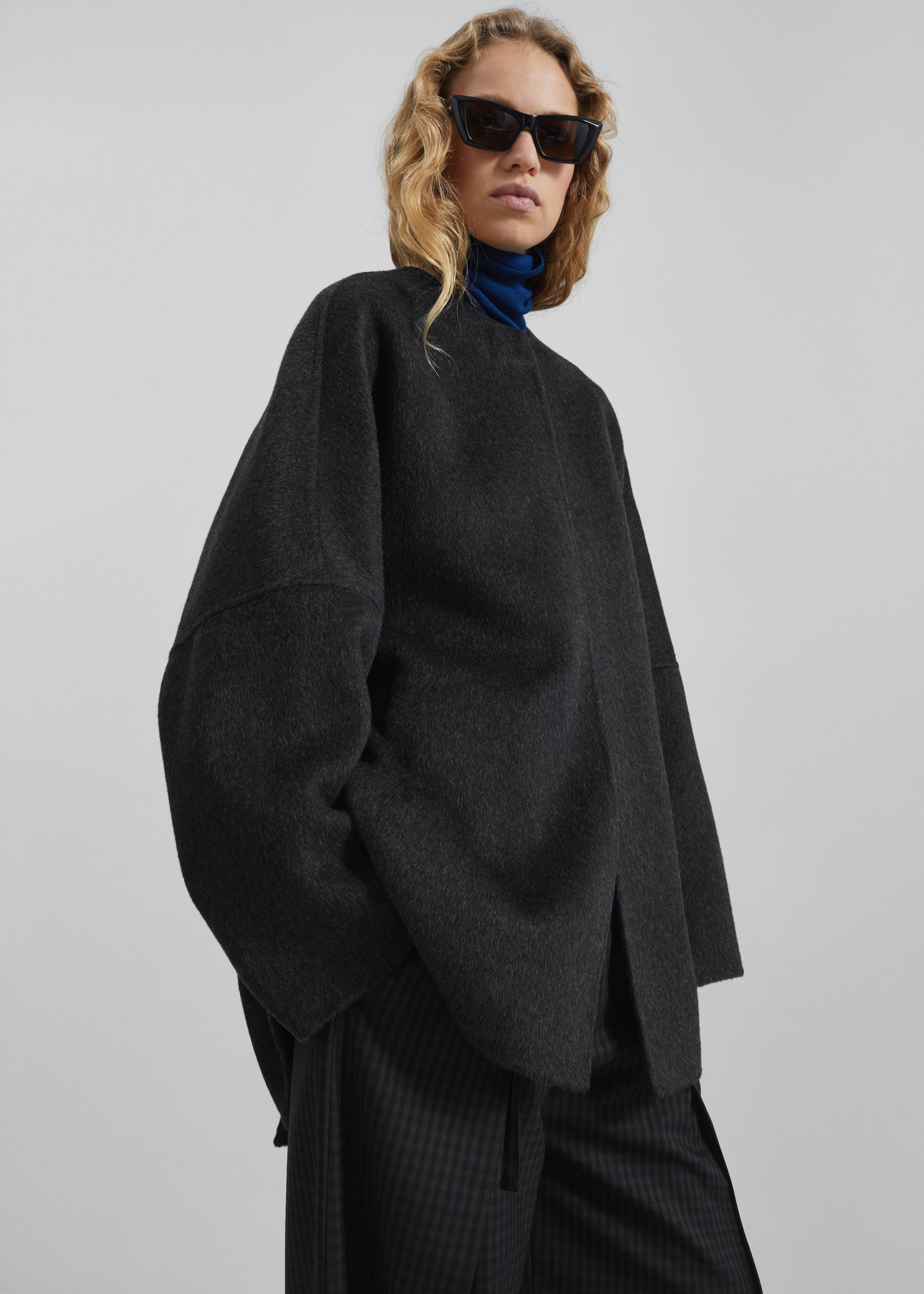 Altdorf Wool Coat - Charcoal – The Frankie Shop