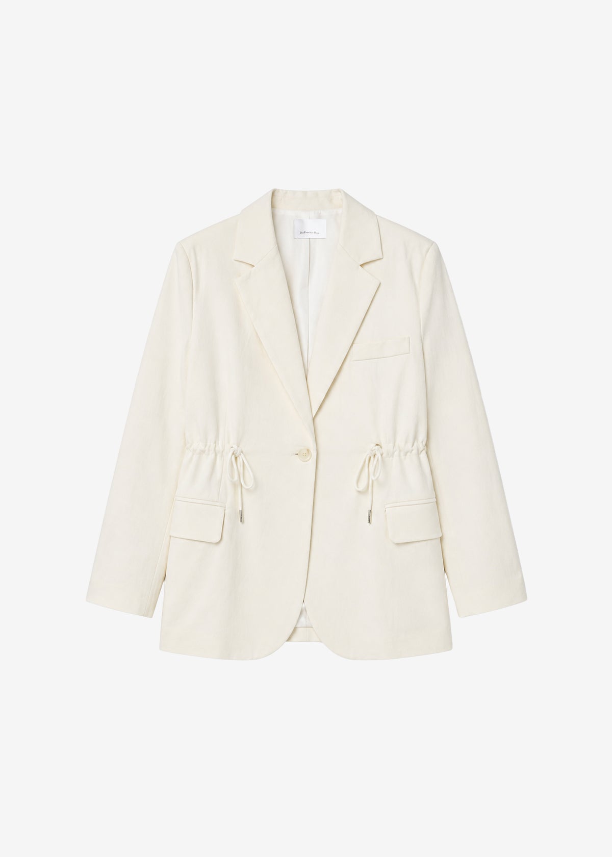 Altea Drawstring Blazer - Ivory - 9