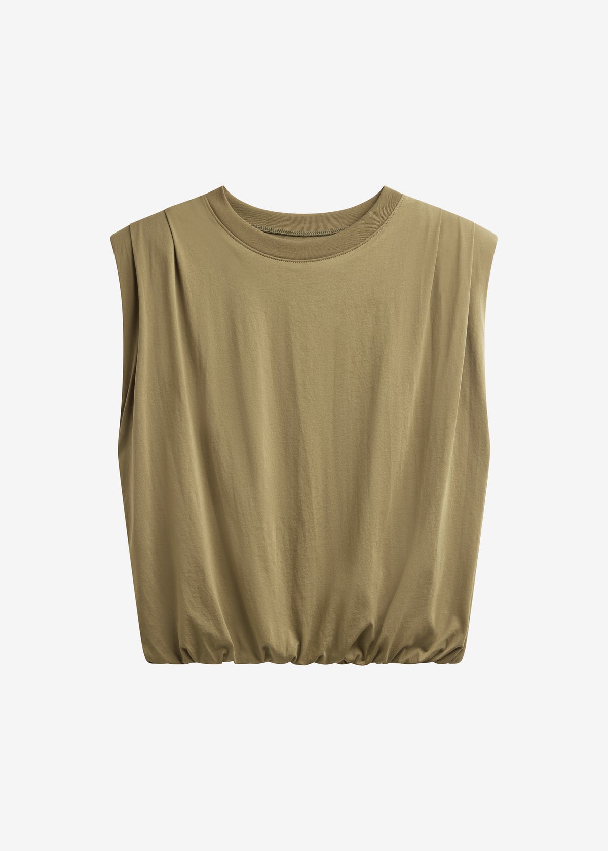 Alvor Padded Balloon Top - Olive - 8