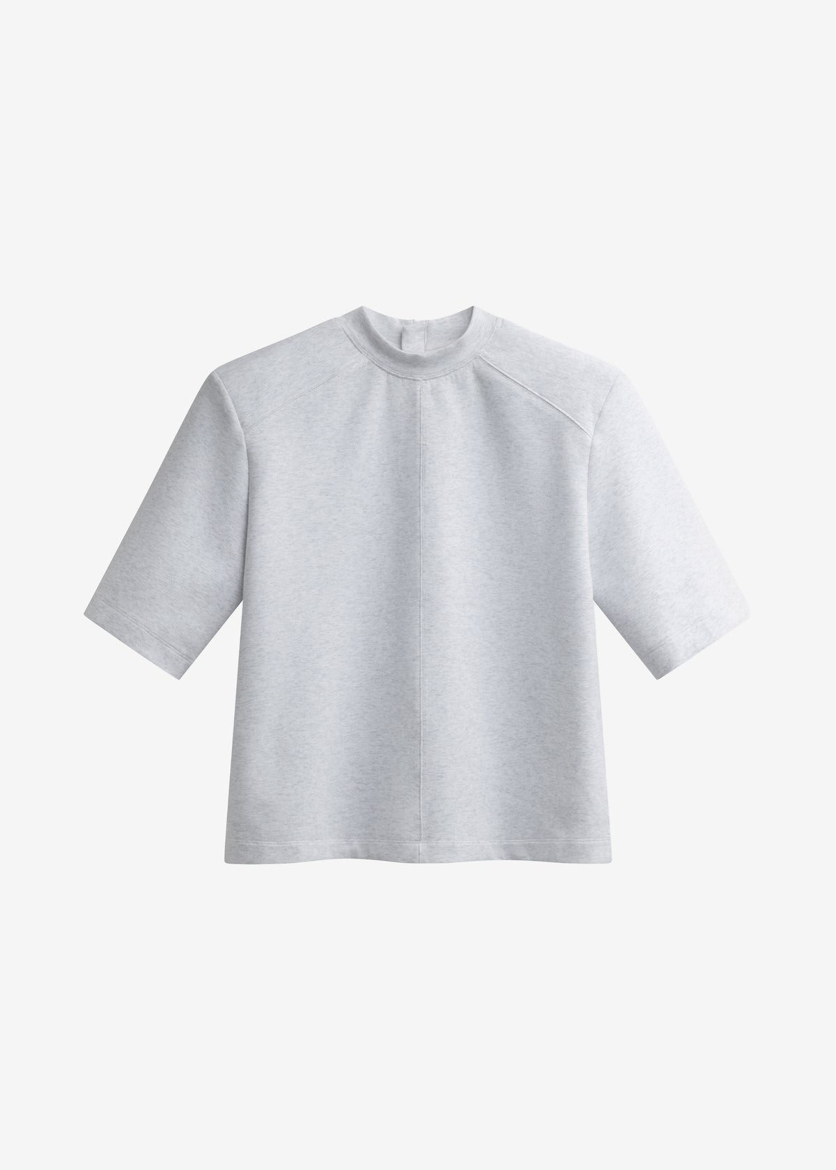 Alwen Neoprene Padded T-Shirt - Grey Melange - 8