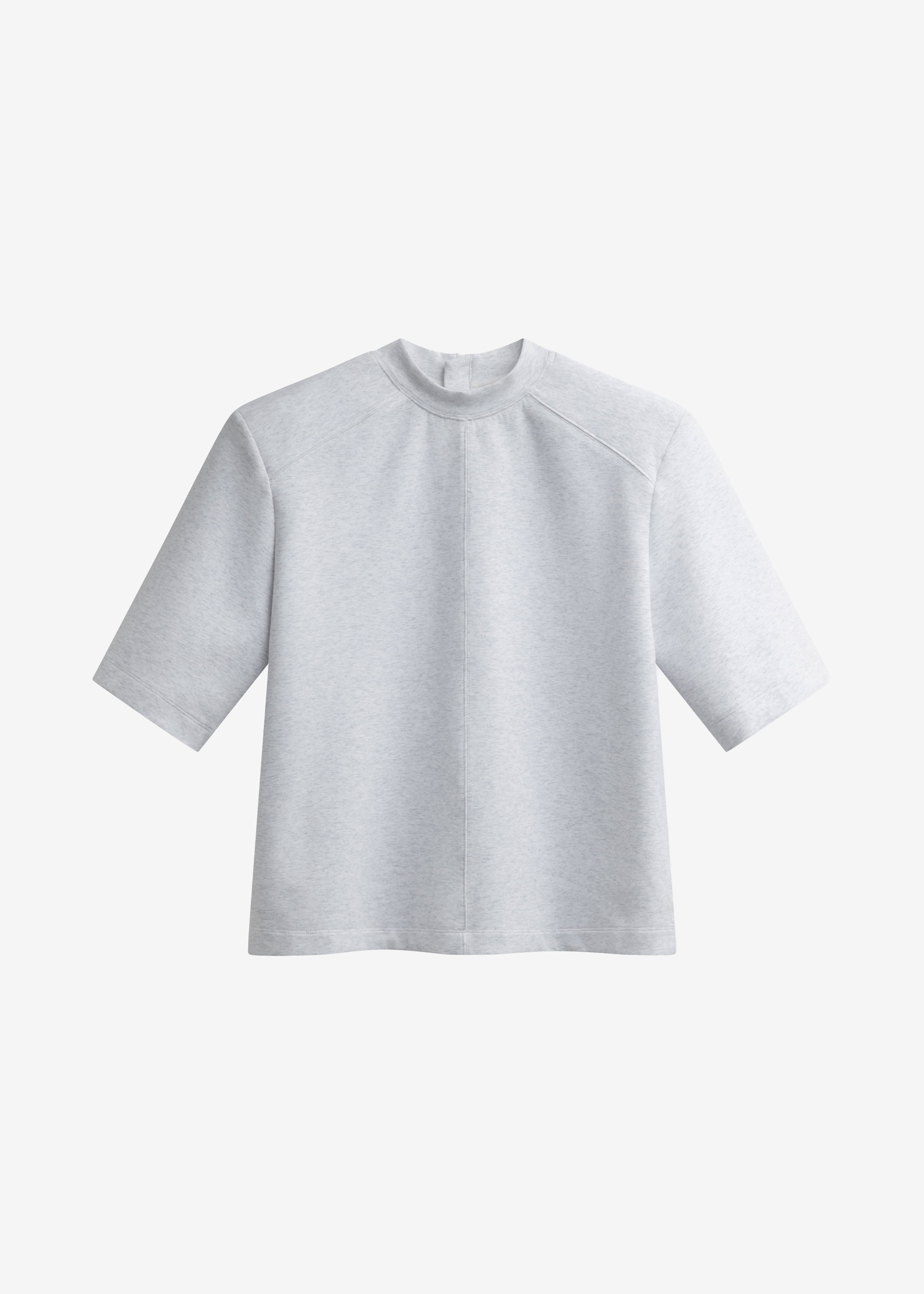 Alwen Neoprene Padded T-Shirt - Grey Melange - 8