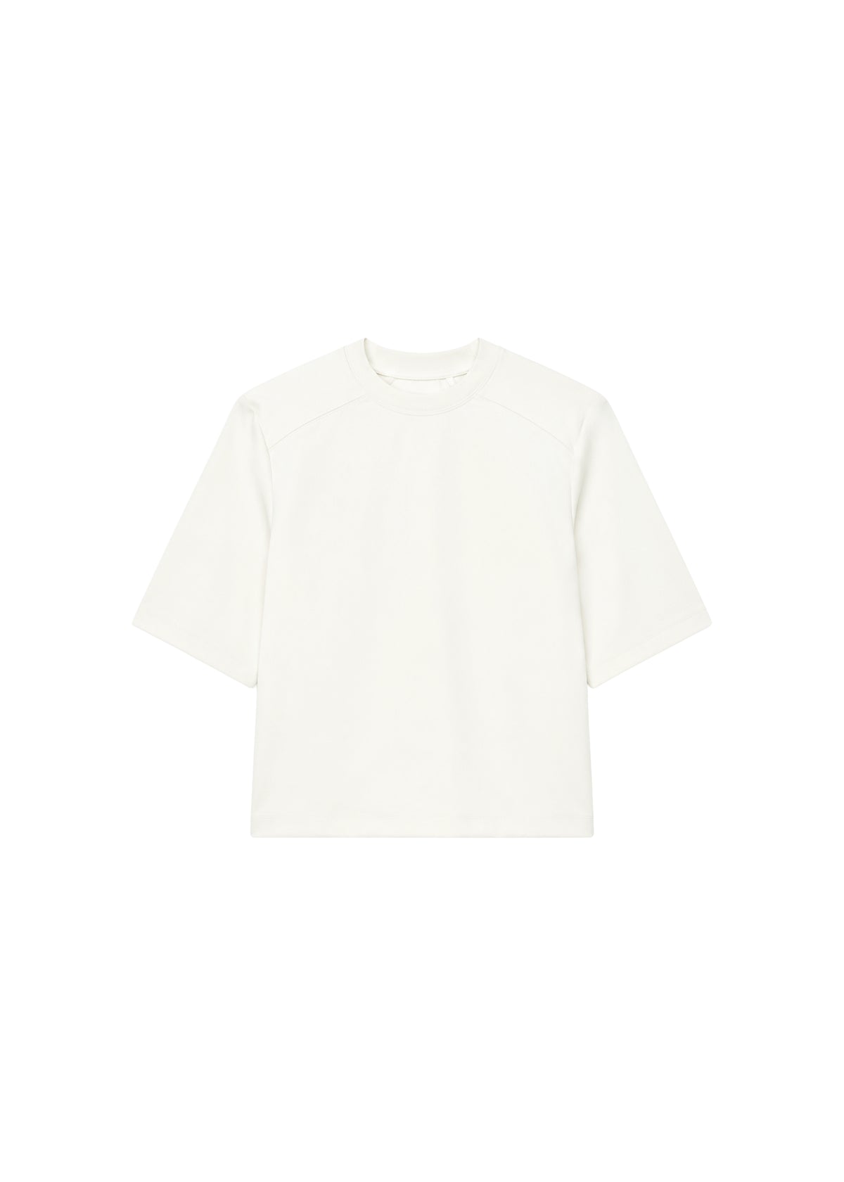Alwen Neoprene Padded T-Shirt - Off White - 4