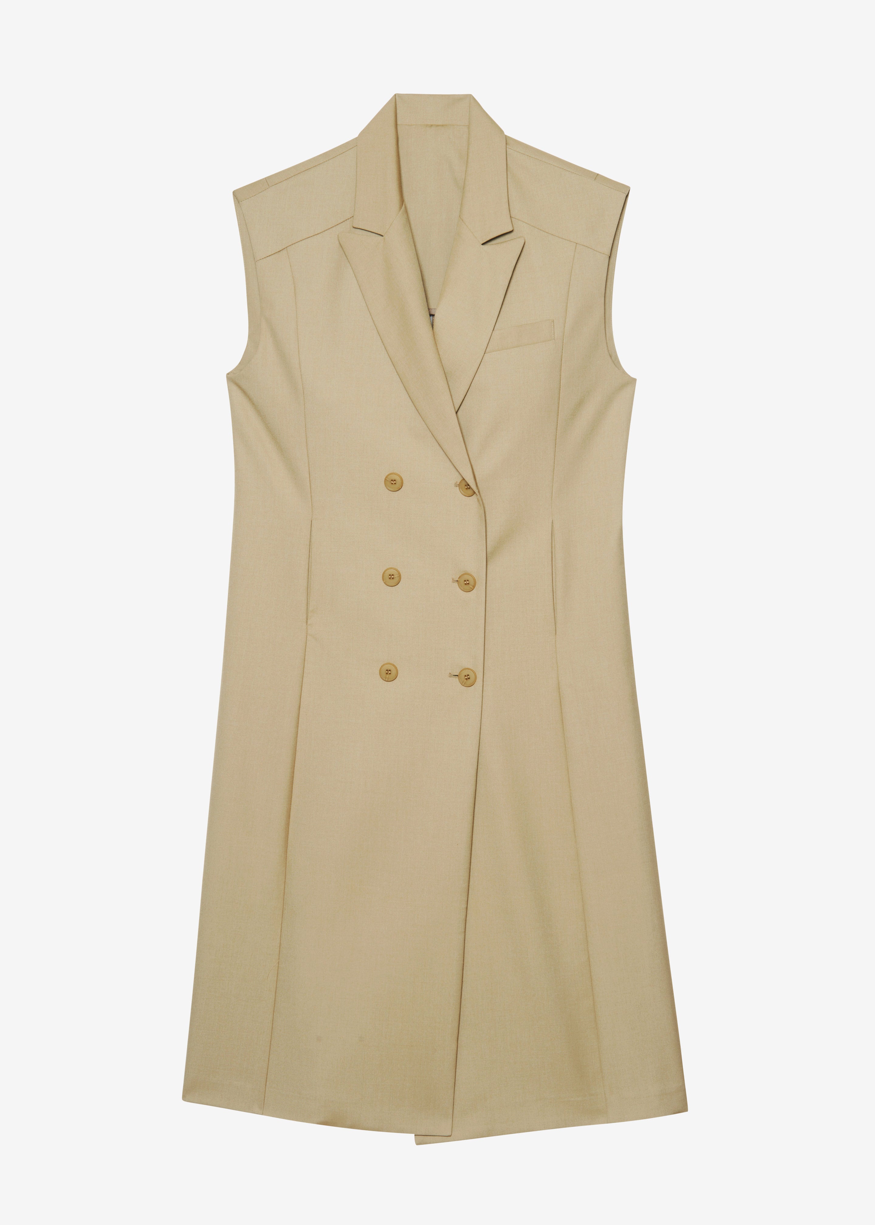 Alynn Vest Dress - Khaki - 15