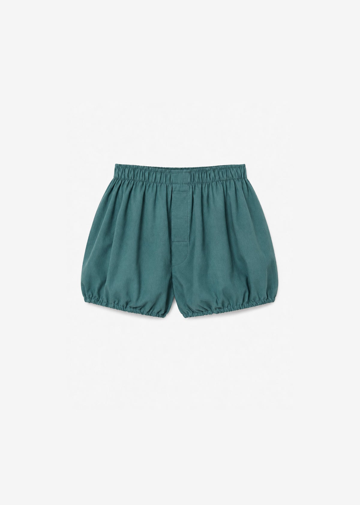 Ameglia Bubble-Hem Mini Shorts - Green - 8