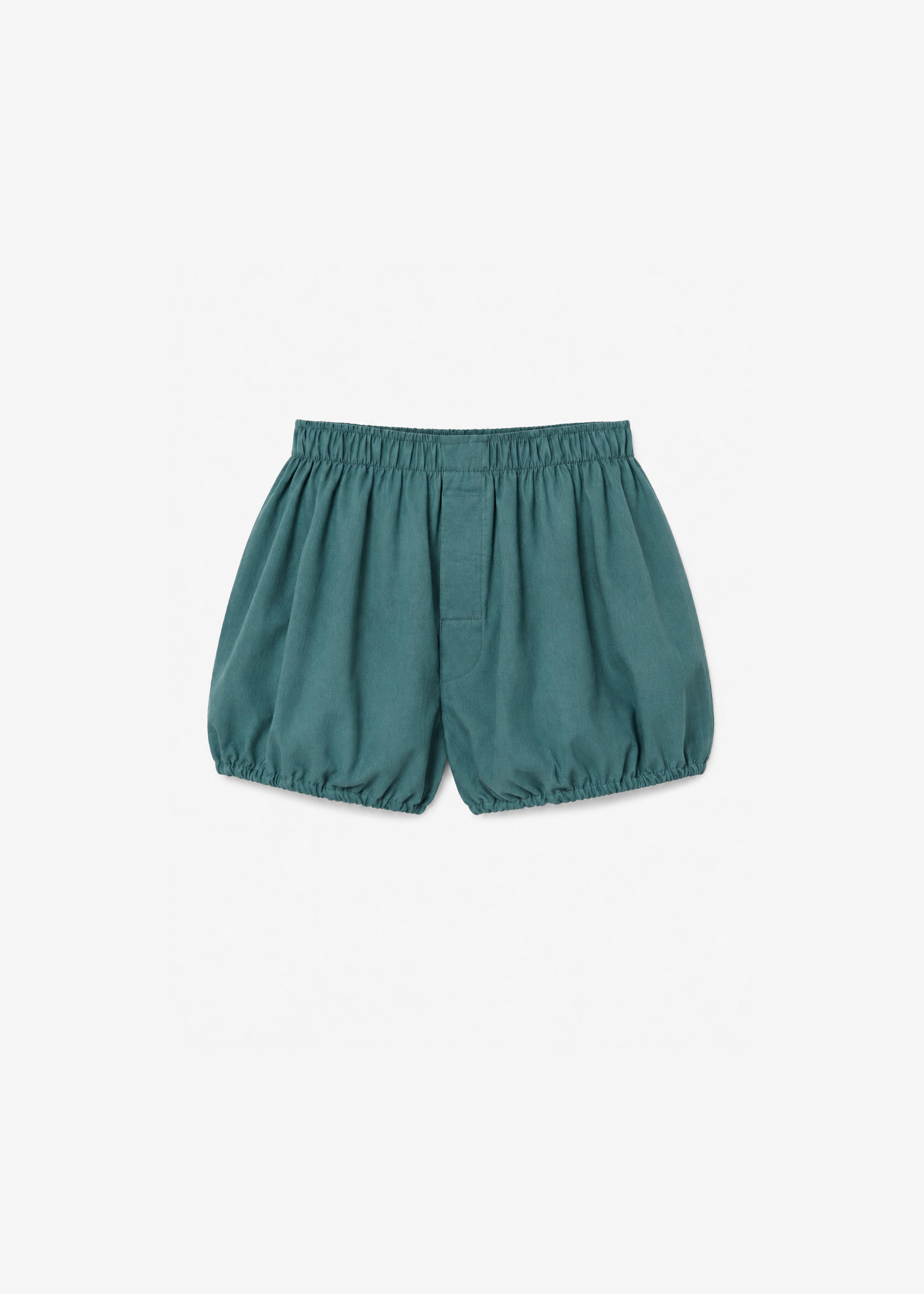 Ameglia Bubble-Hem Mini Shorts - Green - 8