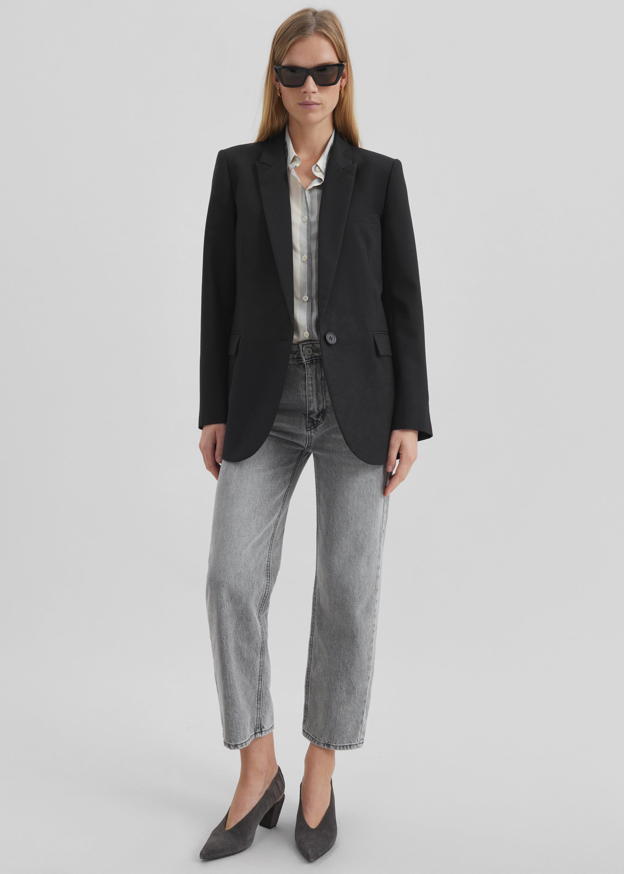 Shop the look image for Amelia Tailored Blazer - Black