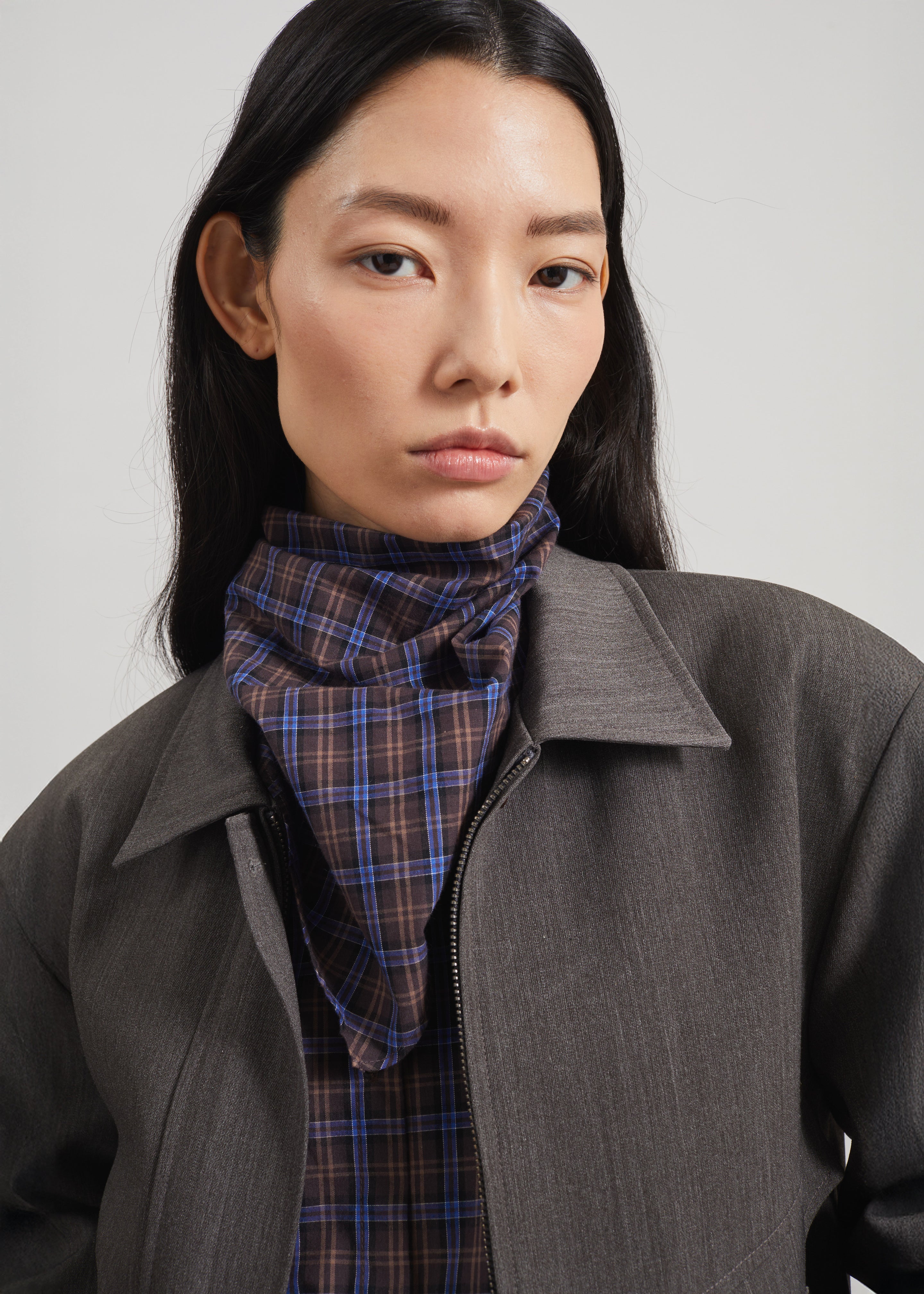 Amilly Padded Jacket - Grey Melange - 2