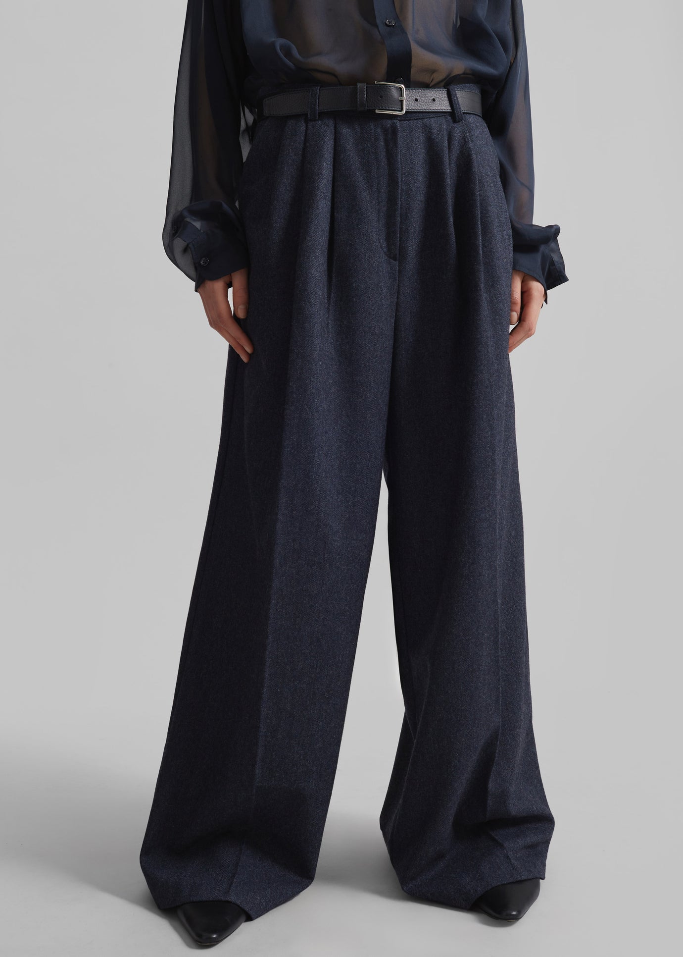 Aminah Trousers - Navy - 1