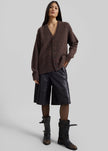 Amish Supplies Oversized Cardigan - Mud