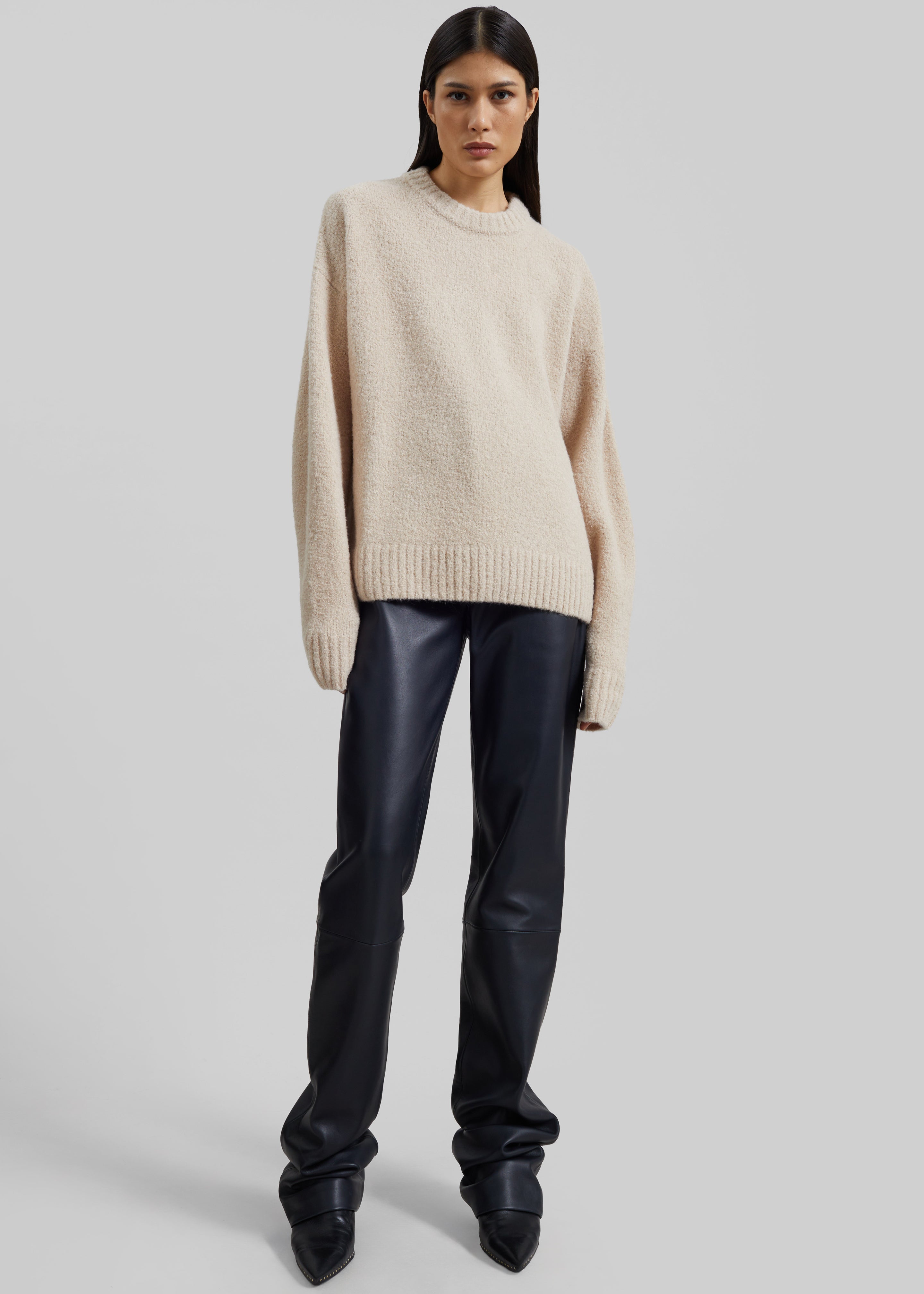 Amish Supplies Crewneck Sweater - Beige - 1