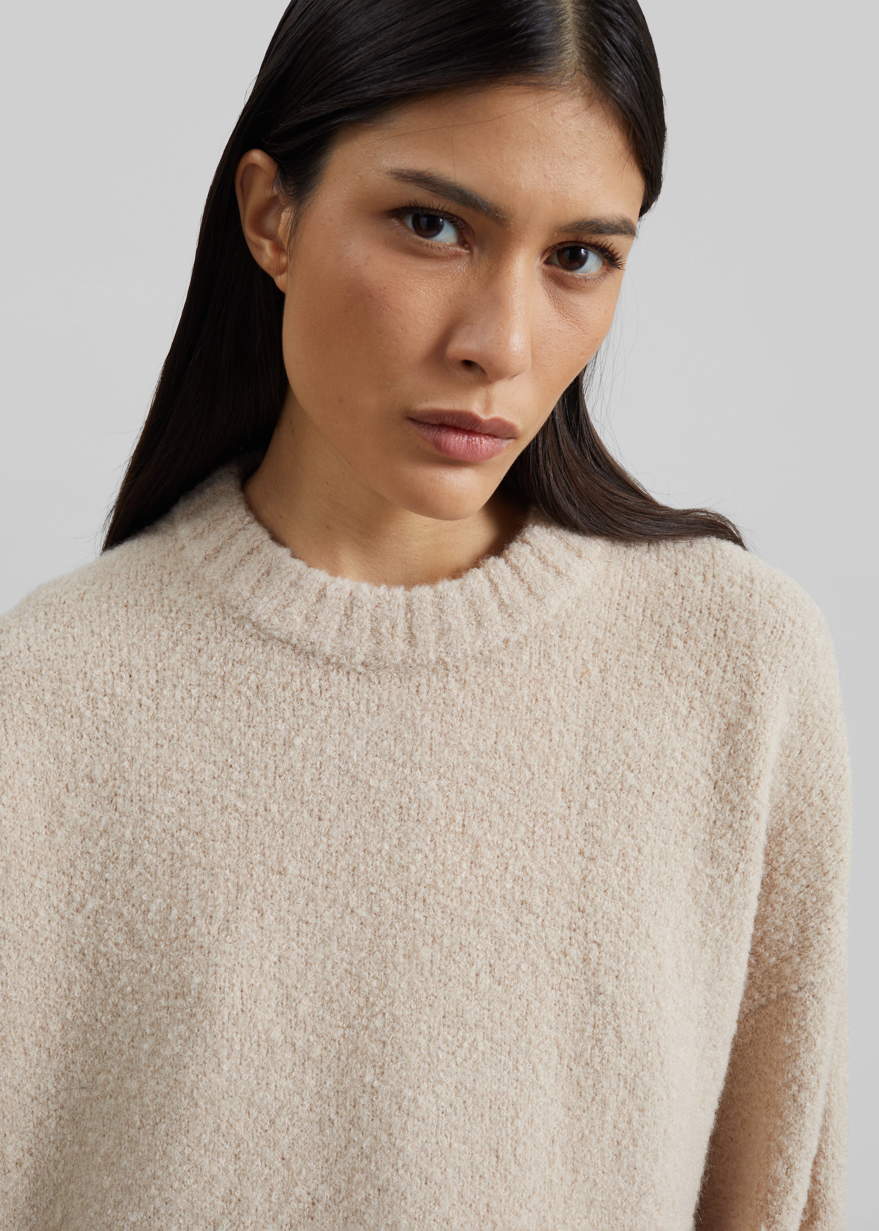 Amish Supplies Crewneck Sweater - Beige - 3