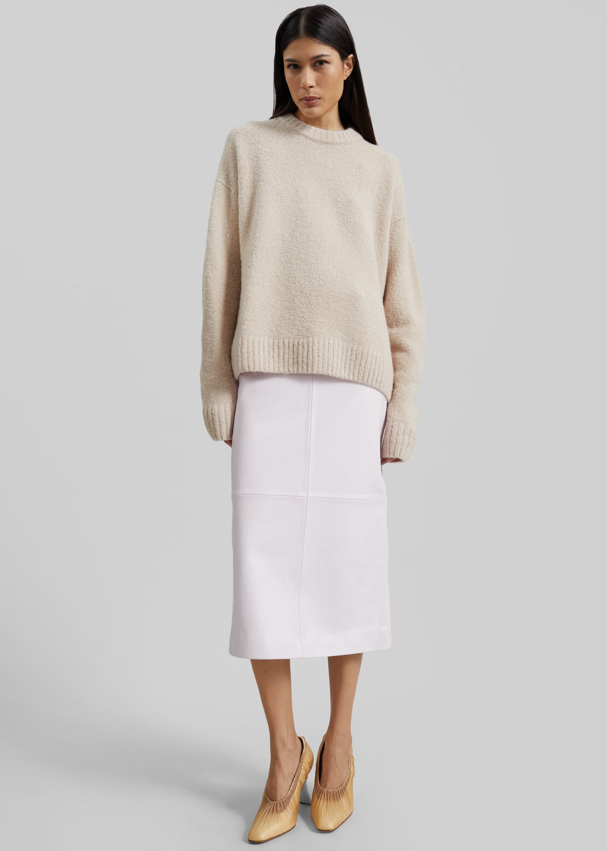 Amish Supplies Crewneck Sweater - Beige - 4