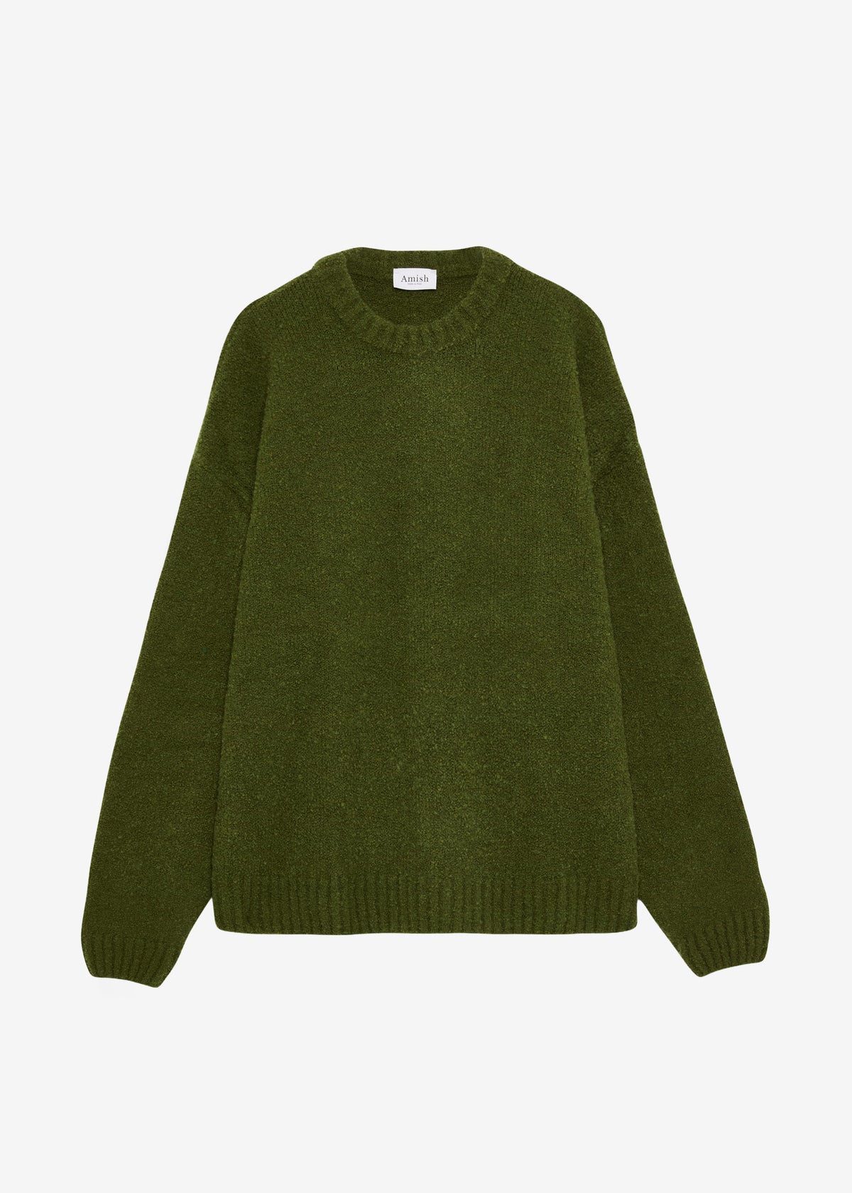 Amish Supplies Bouclè Knit Sweater - Acid Green - 7
