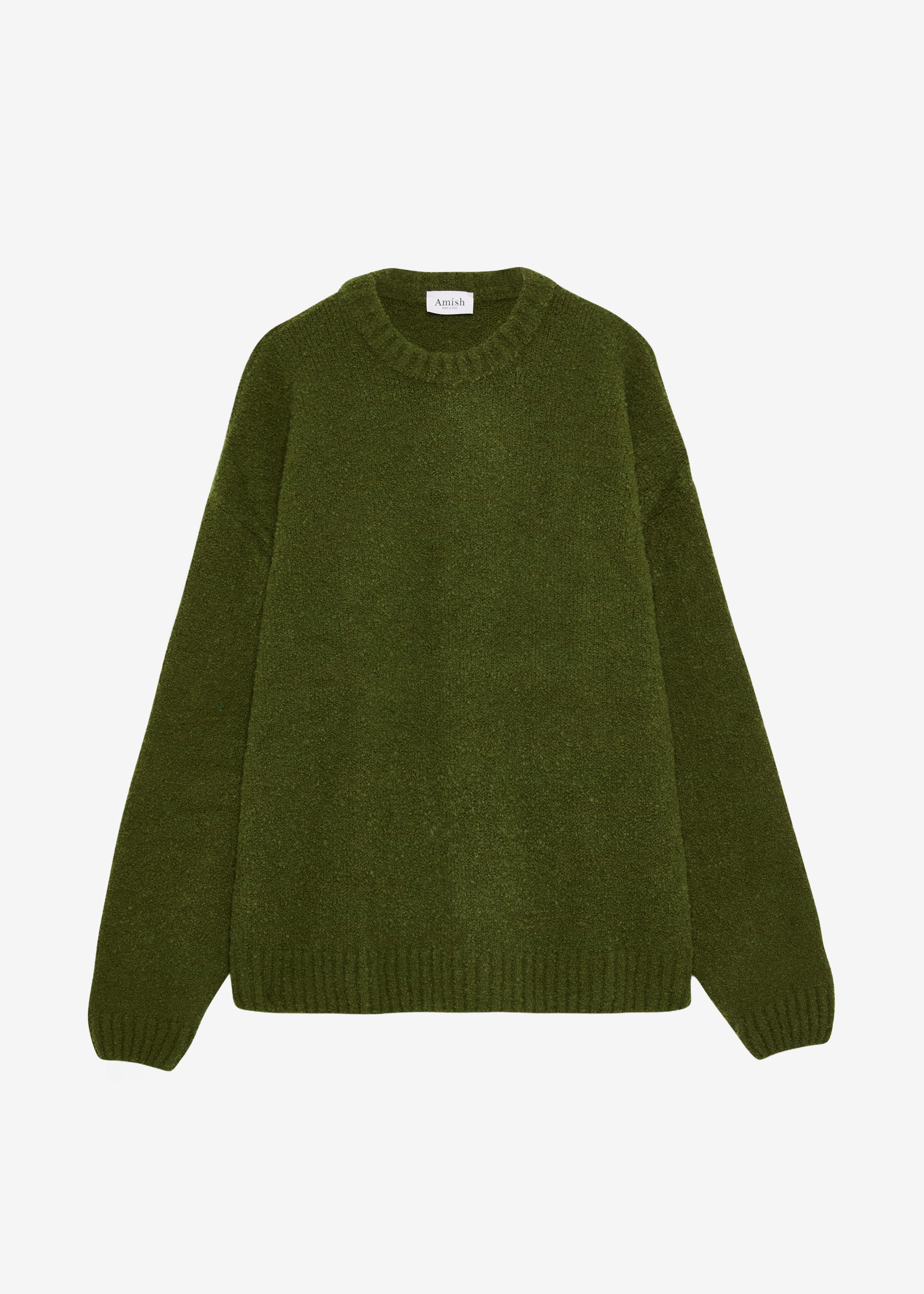 Amish Supplies Bouclè Knit Sweater - Acid Green - 7
