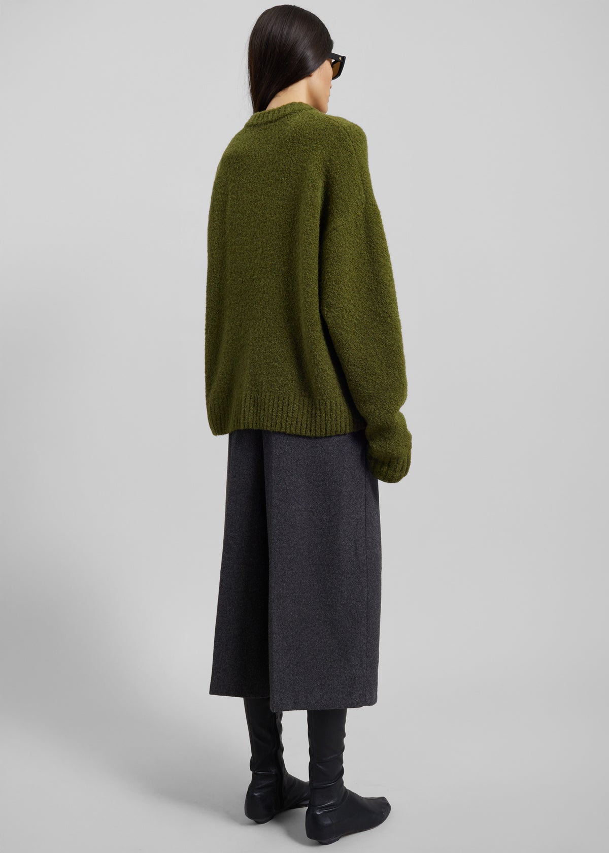 Amish Supplies Bouclè Knit Sweater - Acid Green - 6