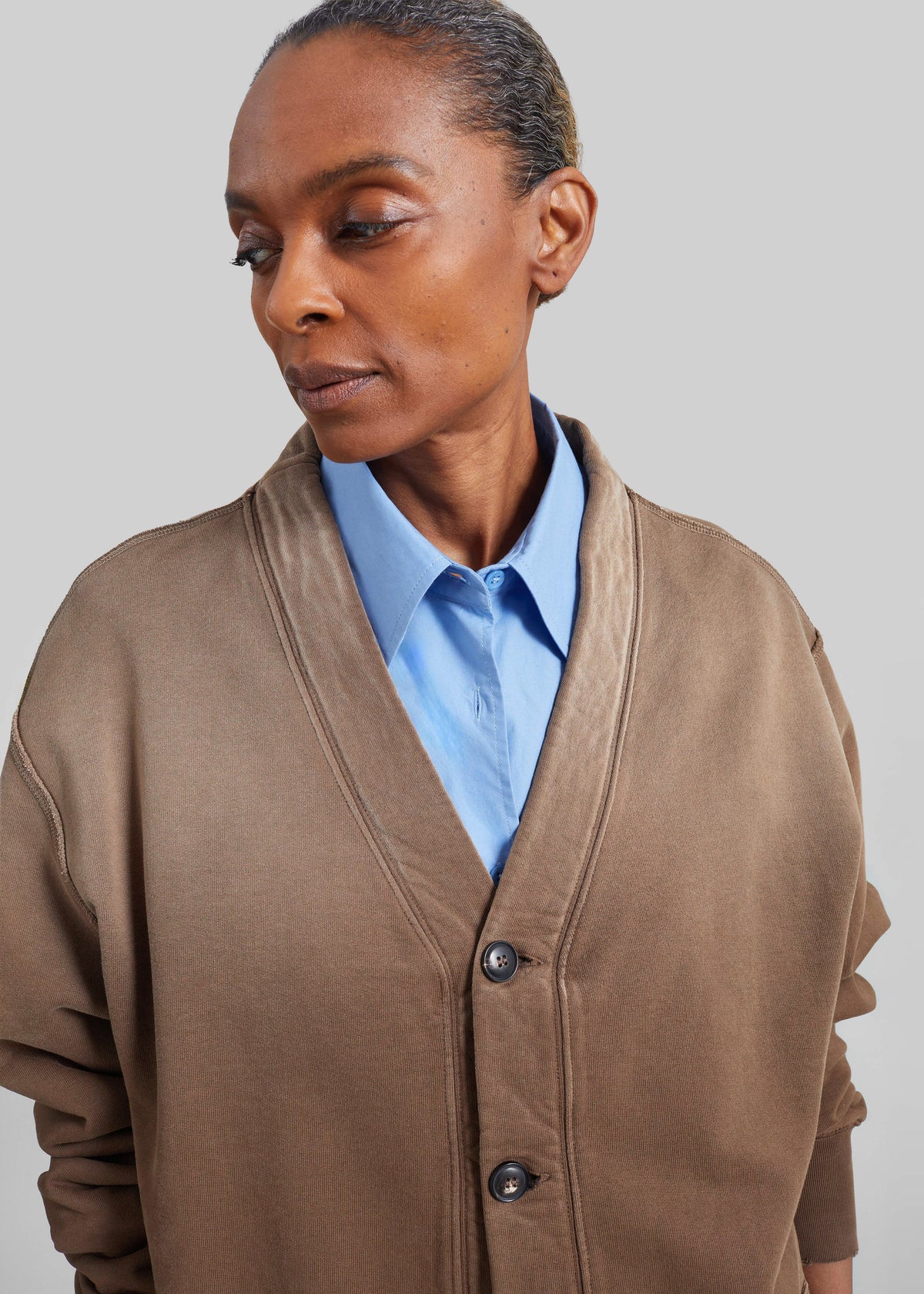 Amish Supplies Cardigan - Mushroom