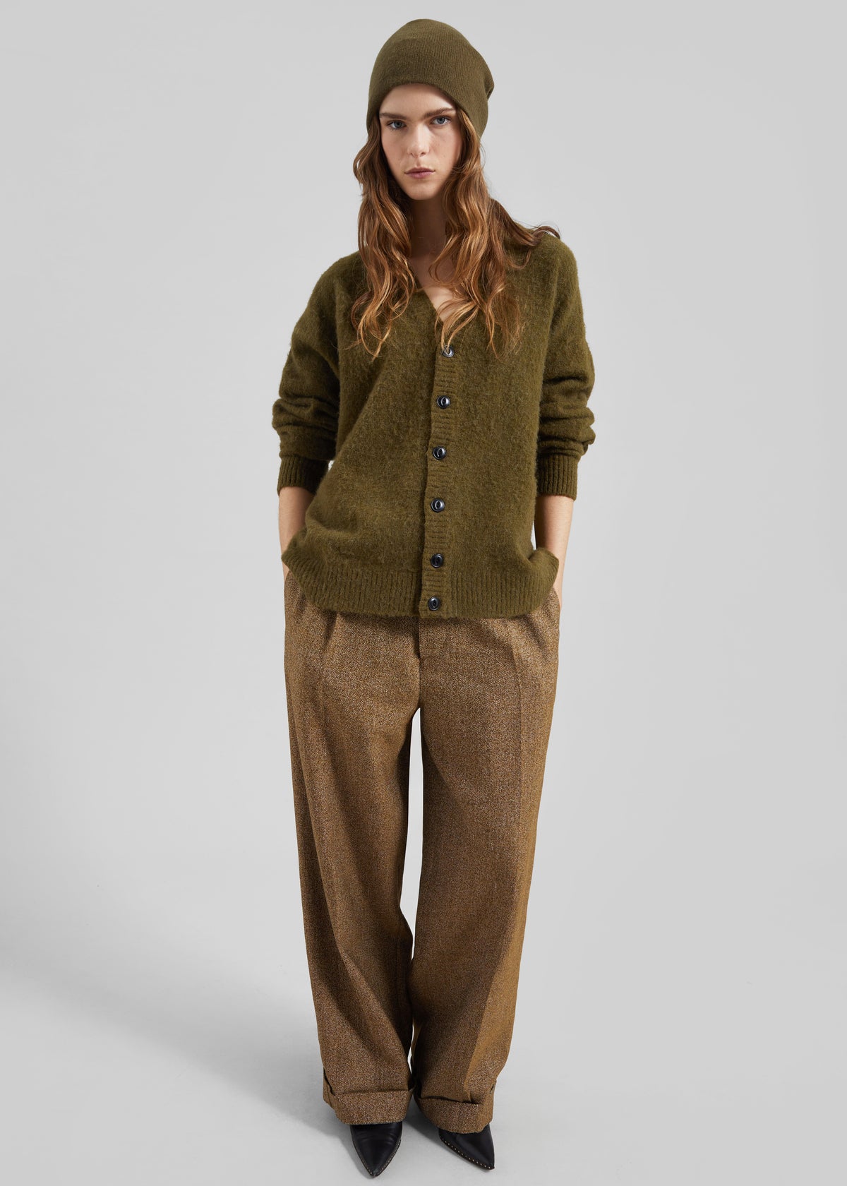 Amish Supplies Oversized Cardigan - Acid Green - 5